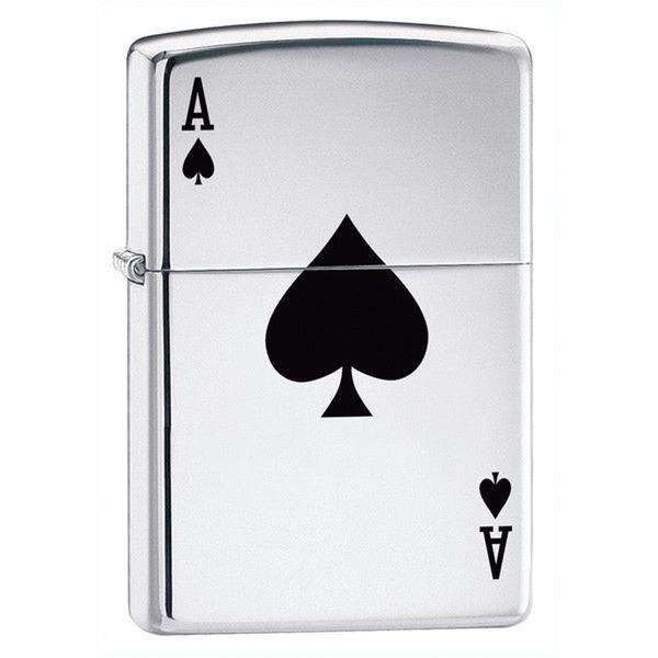 [product_category]-Zippo Classic Lucky Ace High Polish Chrome Lighter-Zippo Nordic A S-041689240110-Z-24011-ZIP-1