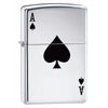 Zippo Klassisk Lucky Ace High Polsk krom lettere