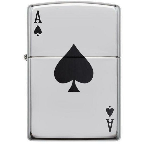 [product_category]-Zippo Classic Lucky Ace High Polish Chrome Lighter-Zippo Nordic A S-041689240110-Z-24011-ZIP-2