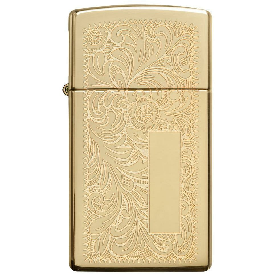 [product_category]-Zippo Venetian Slim High Polish Brass Lighter-Zippo Nordic A S-041689133207-Z-1652B-ZIP-2