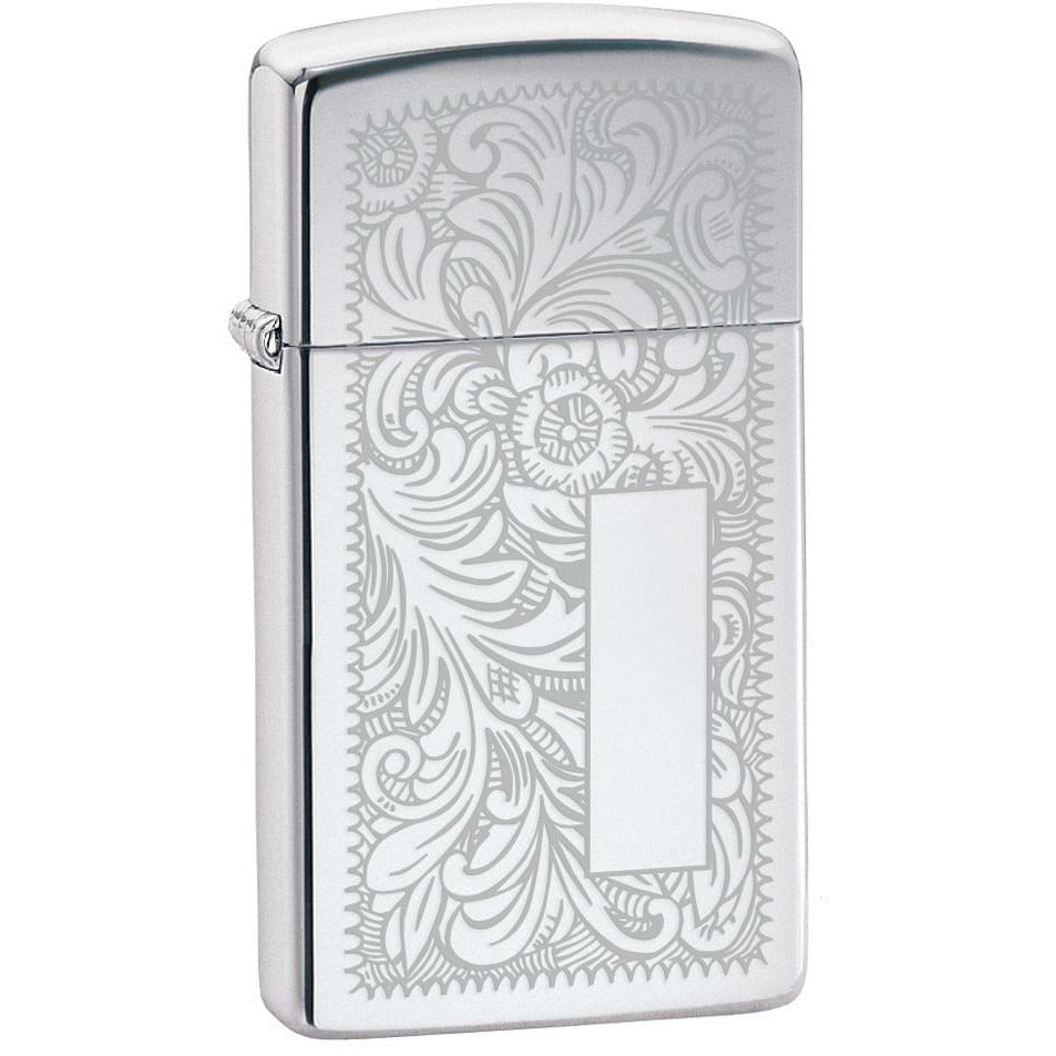 [product_category]-Zippo Venetian Slim High Polish Chrome Lighter-Zippo Nordic A S-041689131104-Z-1652-ZIP-1