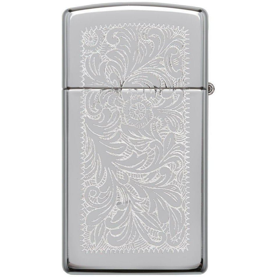 [product_category]-Zippo Venetian Slim High Polish Chrome Lighter-Zippo Nordic A S-041689131104-Z-1652-ZIP-3