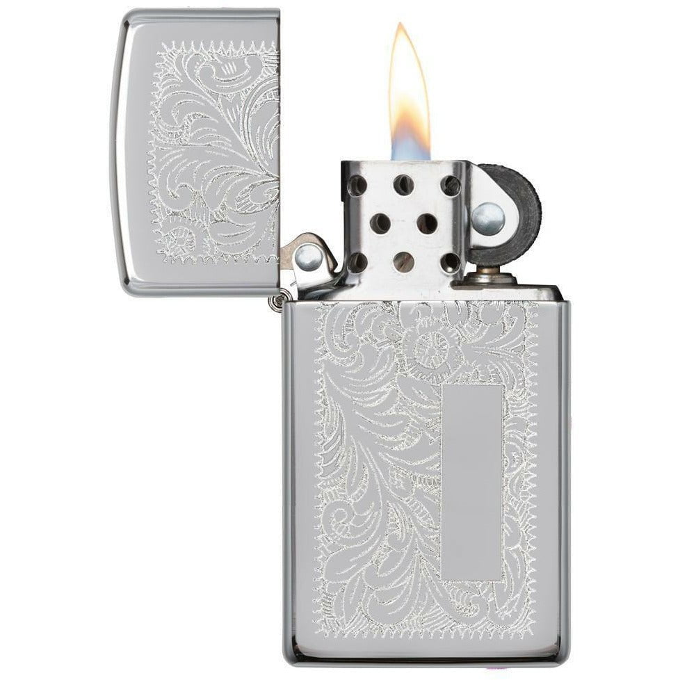 [product_category]-Zippo Venetian Slim High Polish Chrome Lighter-Zippo Nordic A S-041689131104-Z-1652-ZIP-4