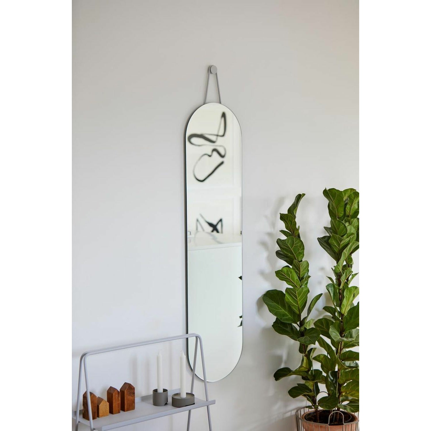 [product_category]-Zone Denmark A Wall Mirror 120 X30 Cm, Black-Zone Denmark-5722000135883-13588-ZON-3