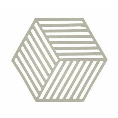 [product_category]-Zone Denmark Hexagon Coaster, Mud-Zone Denmark-5722000243489-24348-ZON-1