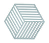Zone Denmark Hexagon Trivet 16 X 14 X 0,9 Cm, Fog Blue