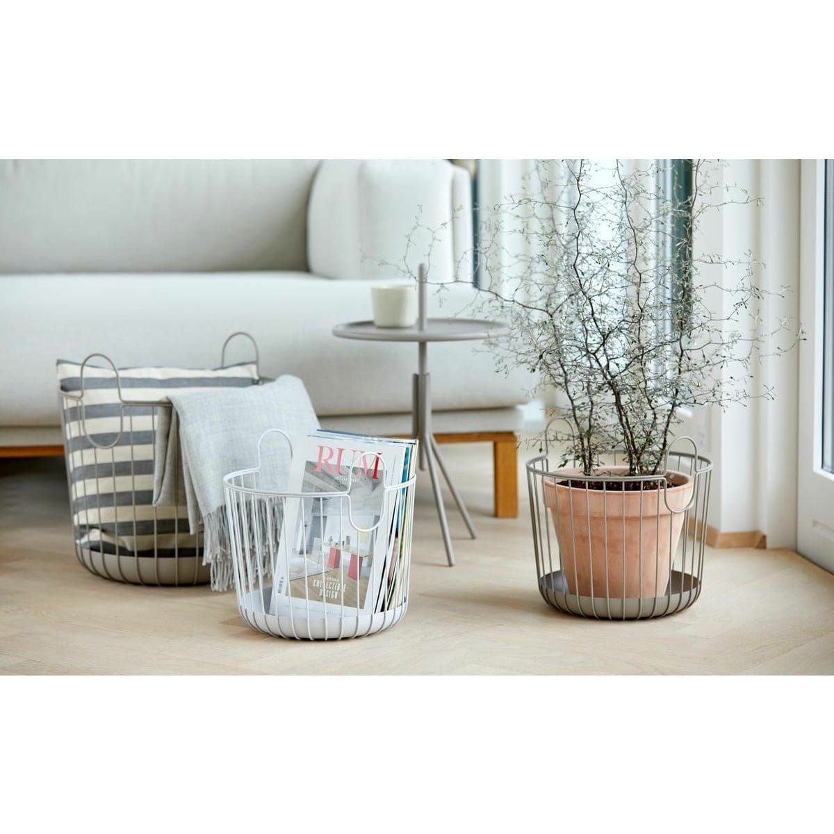 [product_category]-Zone Denmark Inu Basket ø 30 Cm, Light Grey-Zone Denmark-5722000105695-10569-ZON-2