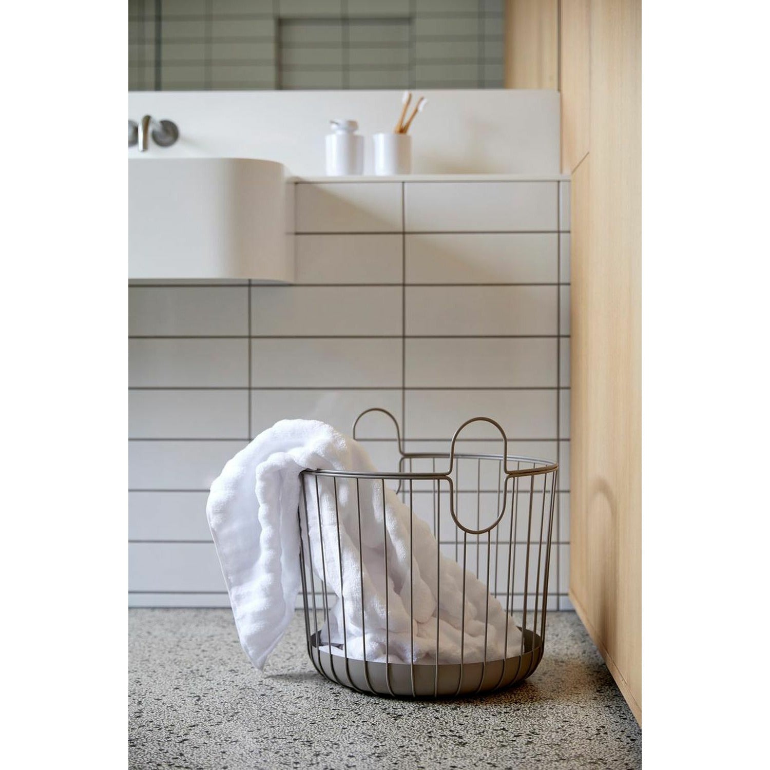 [product_category]-Zone Denmark Inu Basket ø 40,6 Cm, Taupe-Zone Denmark-5722000105527-10552-ZON-6