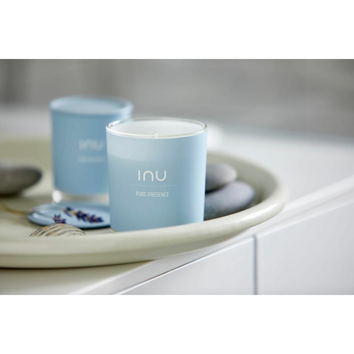 Zone Denmark Inu Scented Candle Pure Presence, ø 7.3 Cm