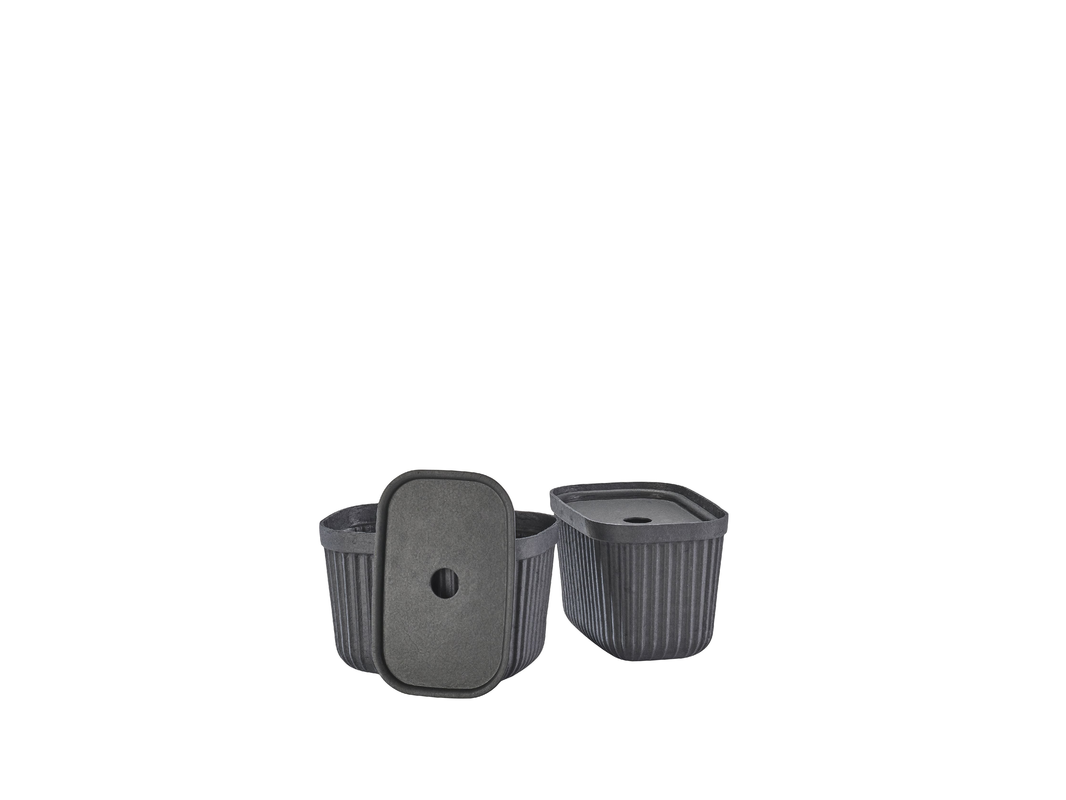 [product_category]-Zone Denmark Pulp Storage Box 23x15x15 Cm 2 Pcs, Black-Zone Denmark-5722000317708-31770-ZON-2