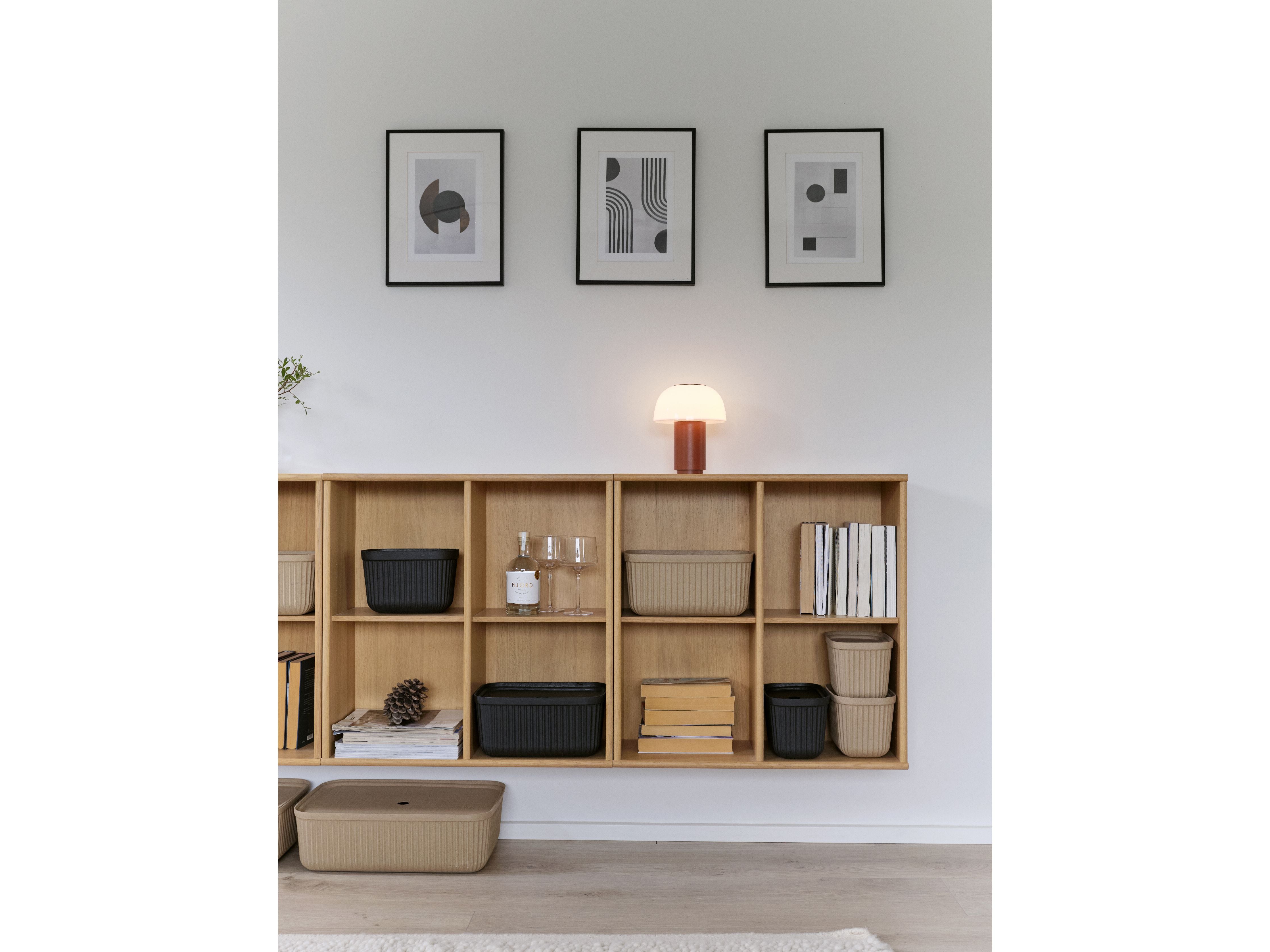 [product_category]-Zone Denmark Pulp Storage Box 23x15x15 Cm 2 Pcs, Natural Brown-Zone Denmark-5722000317661-31766-ZON-6