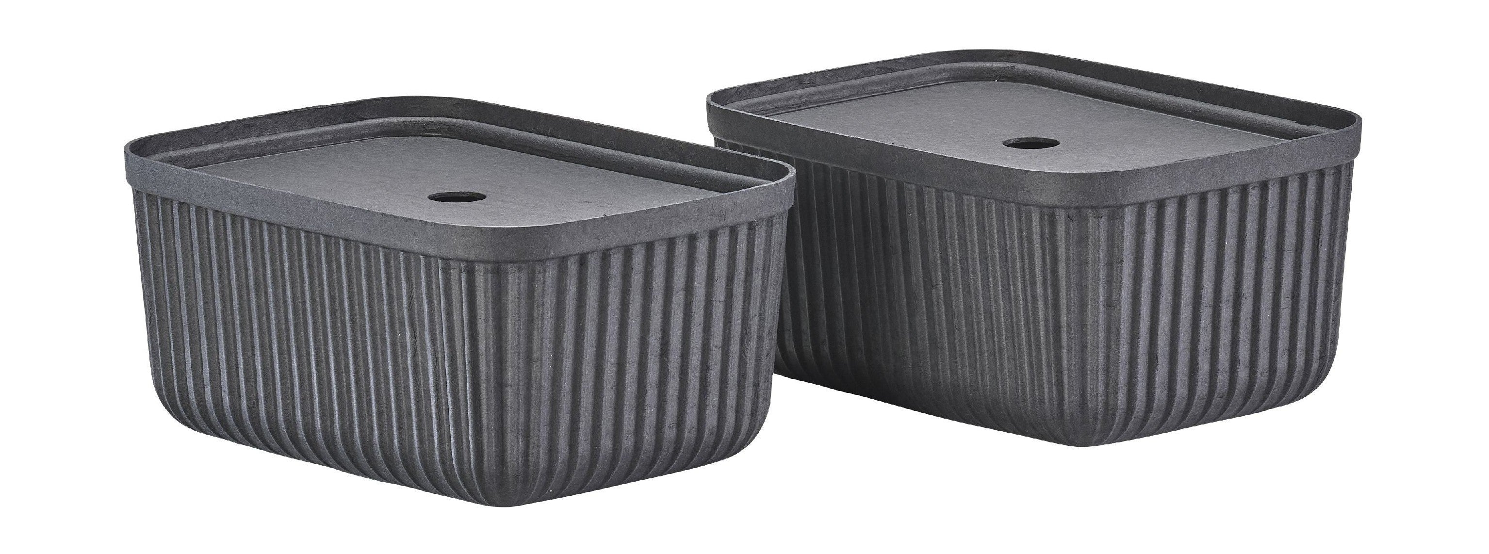 [product_category]-Zone Denmark Pulp Storage Box 32x23x15 Cm 2 Pcs, Black-Zone Denmark-5722000317753-31775-ZON-1