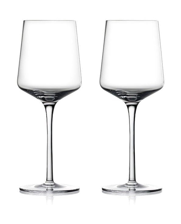 [product_category]-Zone Denmark Rocks White Wine Glass 30 Cl, Set Of 2, Clear-Zone Denmark-5722000244400-24440-ZON-1