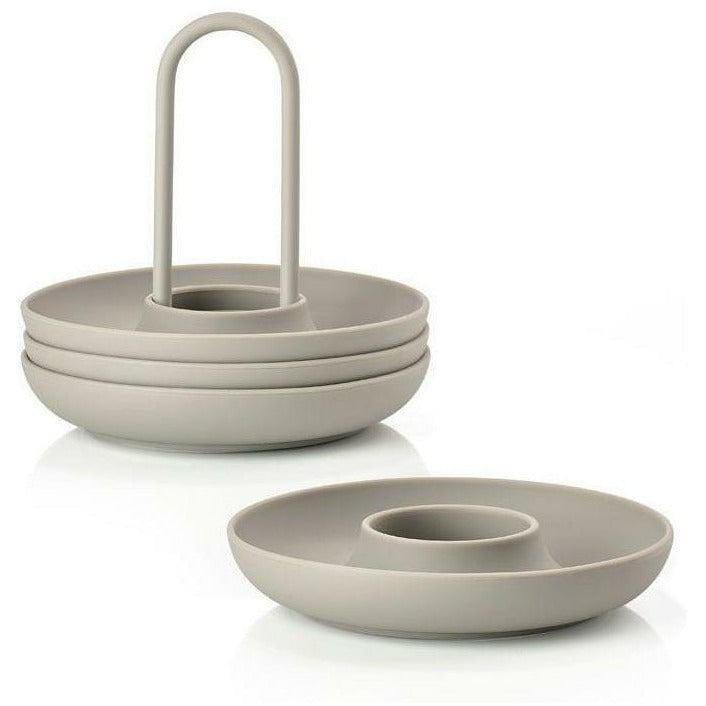 [product_category]-Zone Denmark Singles Egg Cup With Holder Mud, 4 Pcs.-Zone Denmark-5722000105480-10548-ZON-1