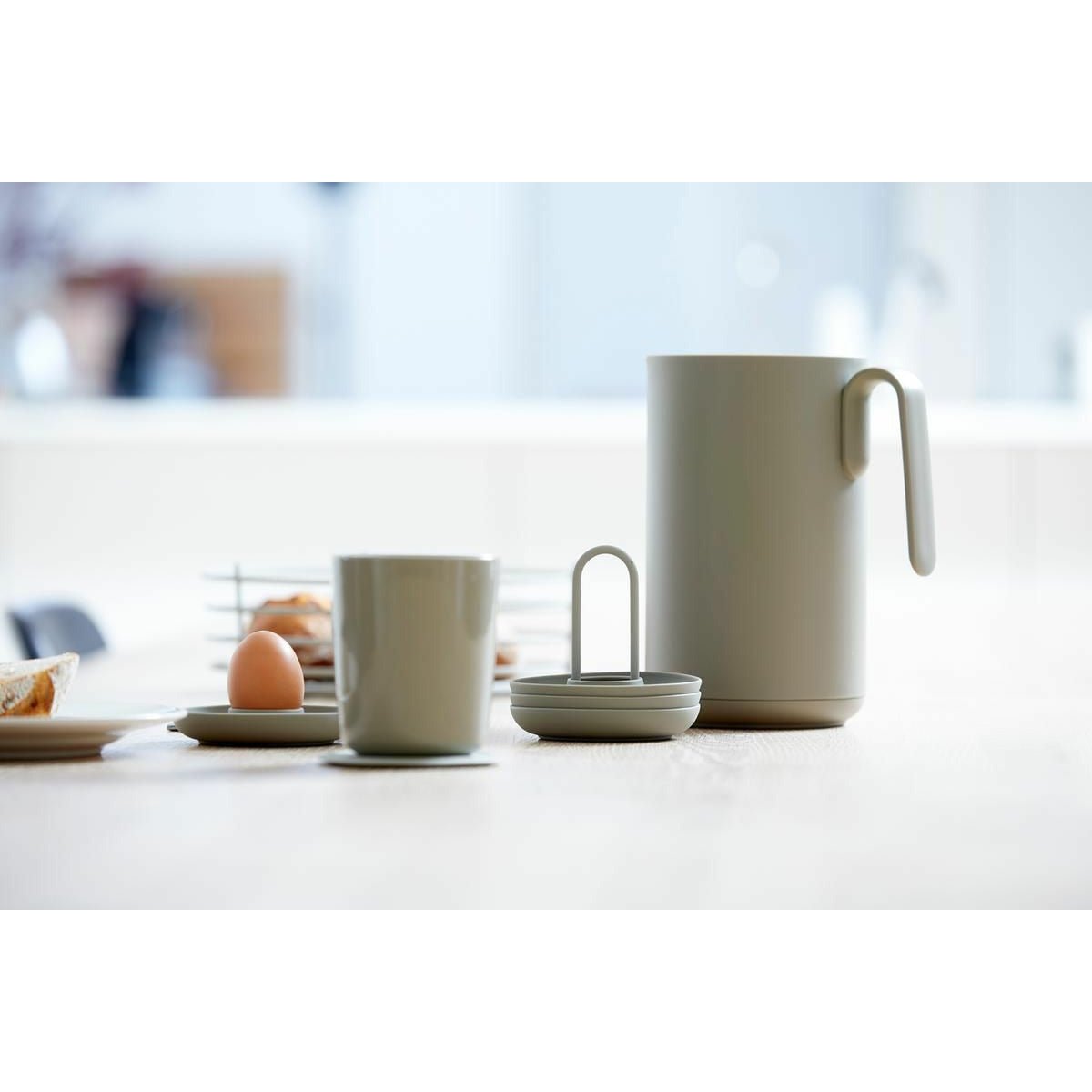 [product_category]-Zone Denmark Singles Egg Cup With Holder Mud, 4 Pcs.-Zone Denmark-5722000105480-10548-ZON-4