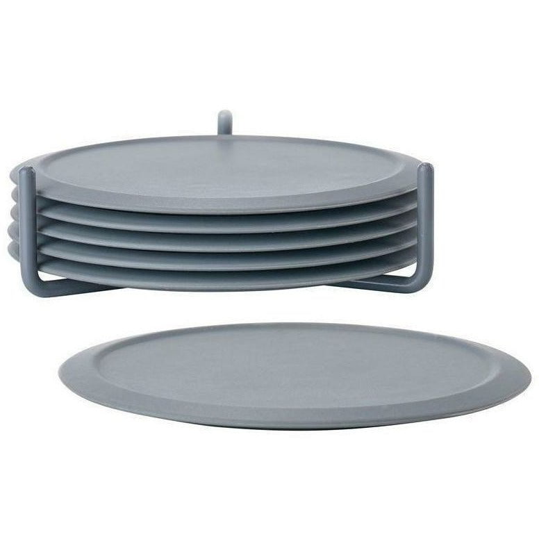[product_category]-Zone Denmark Singles Glass Coaster 6 Pcs, Cool Grey-Zone Denmark-5708760656967-330304-ZON-1
