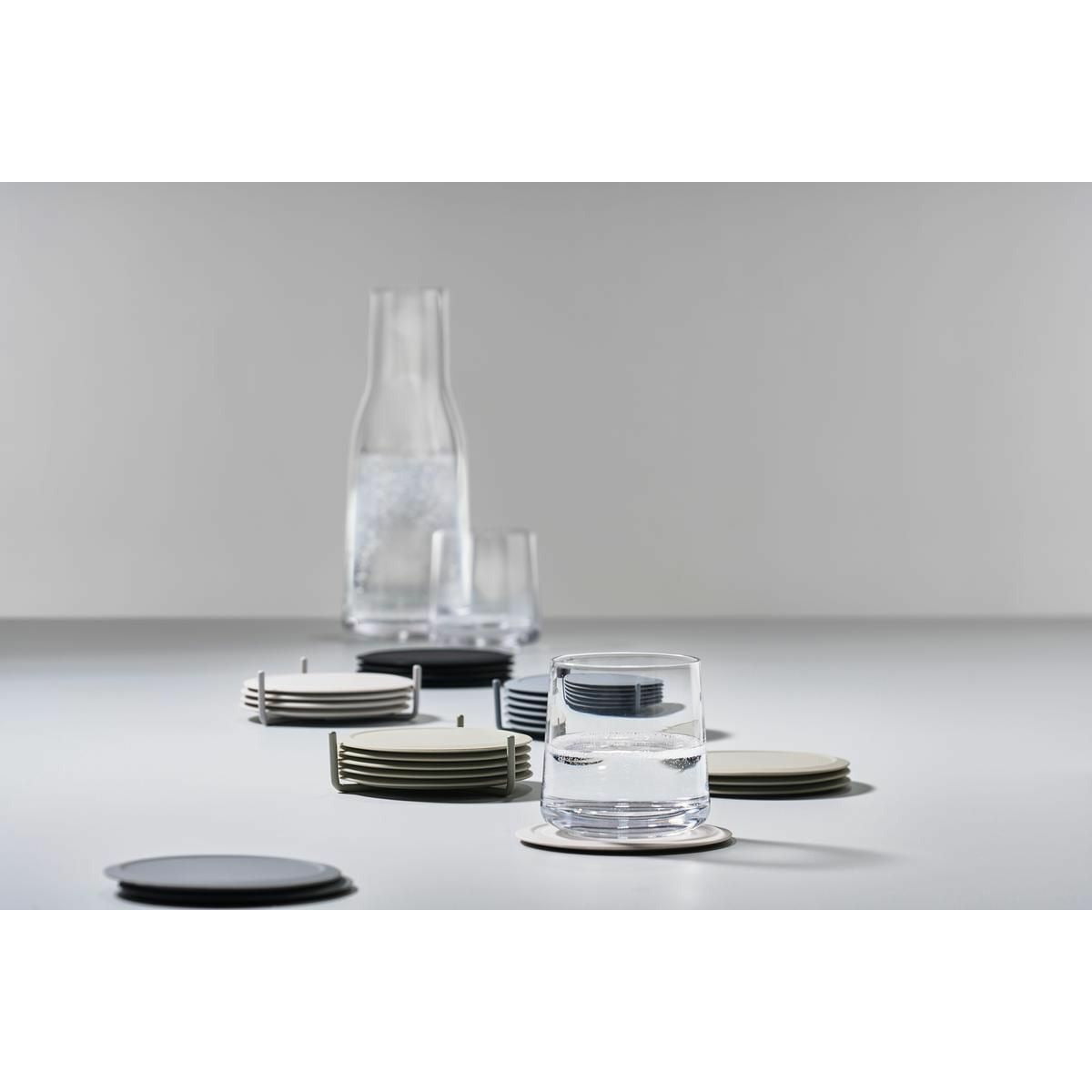 [product_category]-Zone Denmark Singles Glass Coaster 6 Pcs, Cool Grey-Zone Denmark-5708760656967-330304-ZON-2