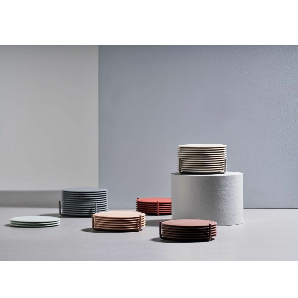 [product_category]-Zone Denmark Singles Glass Coaster 6 Pcs, Cool Grey-Zone Denmark-5708760656967-330304-ZON-3