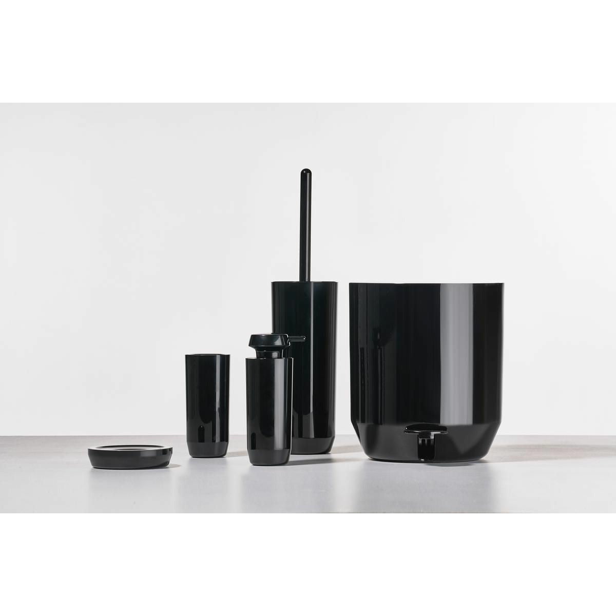 [product_category]-Zone Denmark Suii Soap Dispenser ø 6.3 Cm, Black-Zone Denmark-5722003321580-332158-ZON-2
