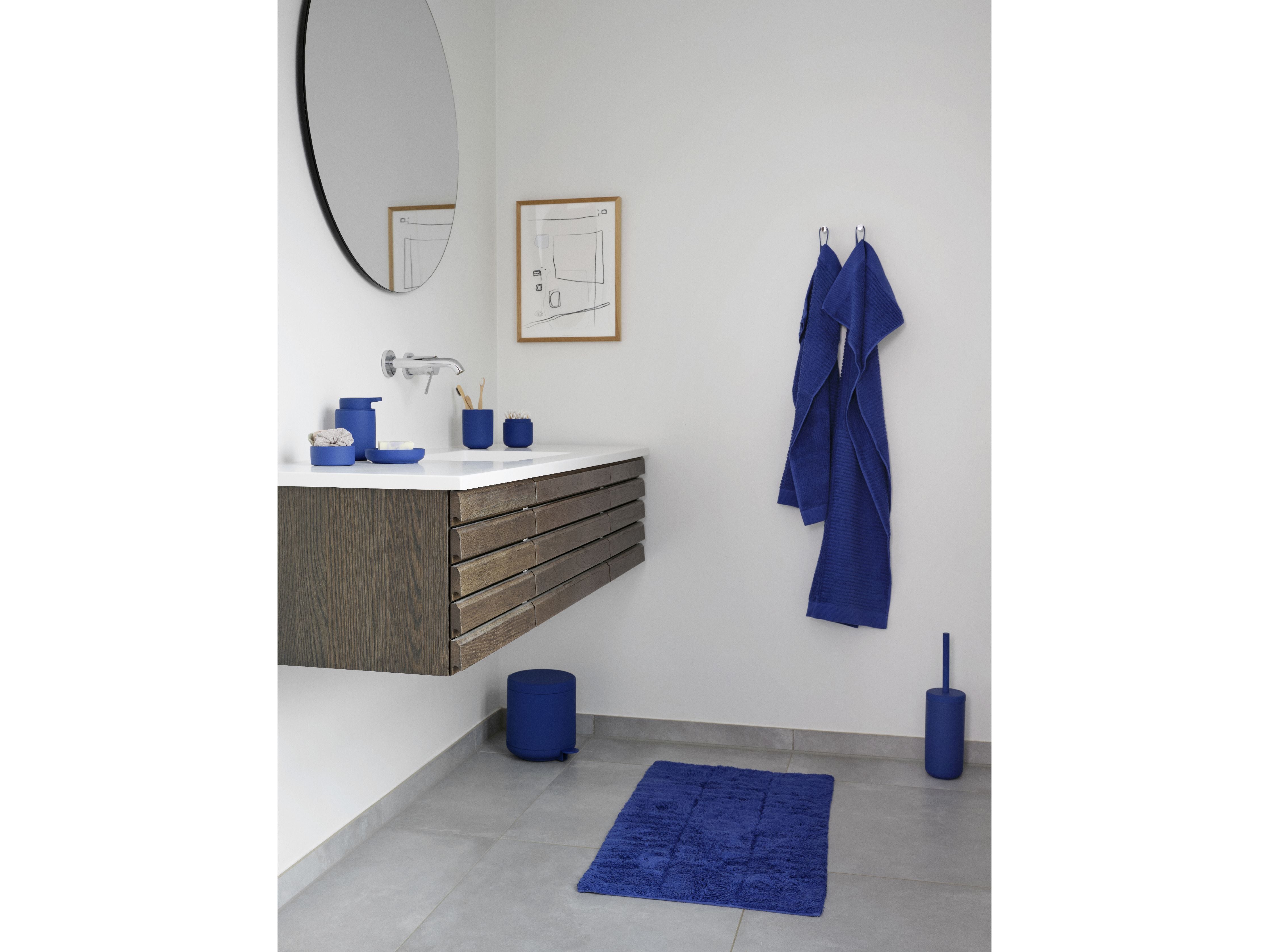 [product_category]-Zone Denmark Tiles Bath Mat 80 X 50 Cm, Indigo Blue-Zone Denmark-5722000315742-31574-ZON-4