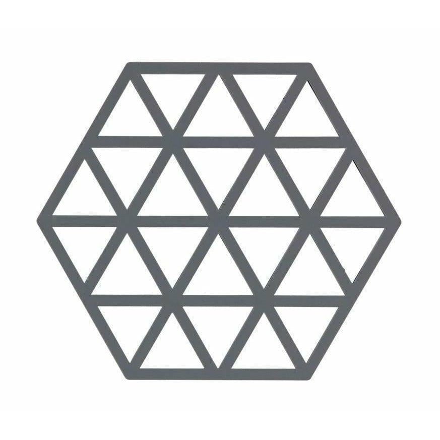 [product_category]-Zone Denmark Triangles Coaster 16 X14 Cm, Cool Grey-Zone Denmark-5708760641987-330226-ZON-1