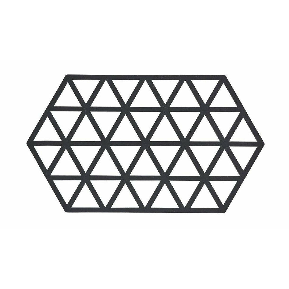 [product_category]-Zone Denmark Triangles Coaster 24 X14 Cm, Black-Zone Denmark-5708760657223-330311-ZON-1