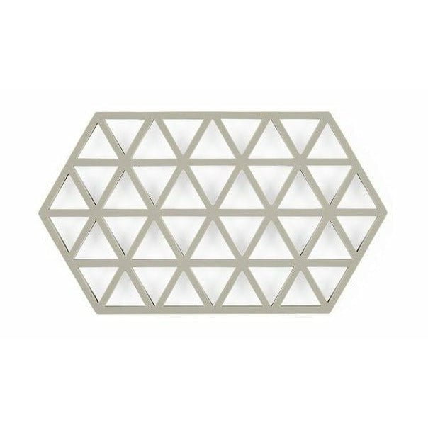 [product_category]-Zone Denmark Triangles Coaster, Mud-Zone Denmark-5722000243618-24361-ZON-1