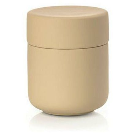 [product_category]-Zone Denmark Ume Cotton Swabs And Cosmetic Pads Container øx H 8,3x10,3 Cm, Warm Sand-Zone Denmark-5722000157595-15759-ZON-1