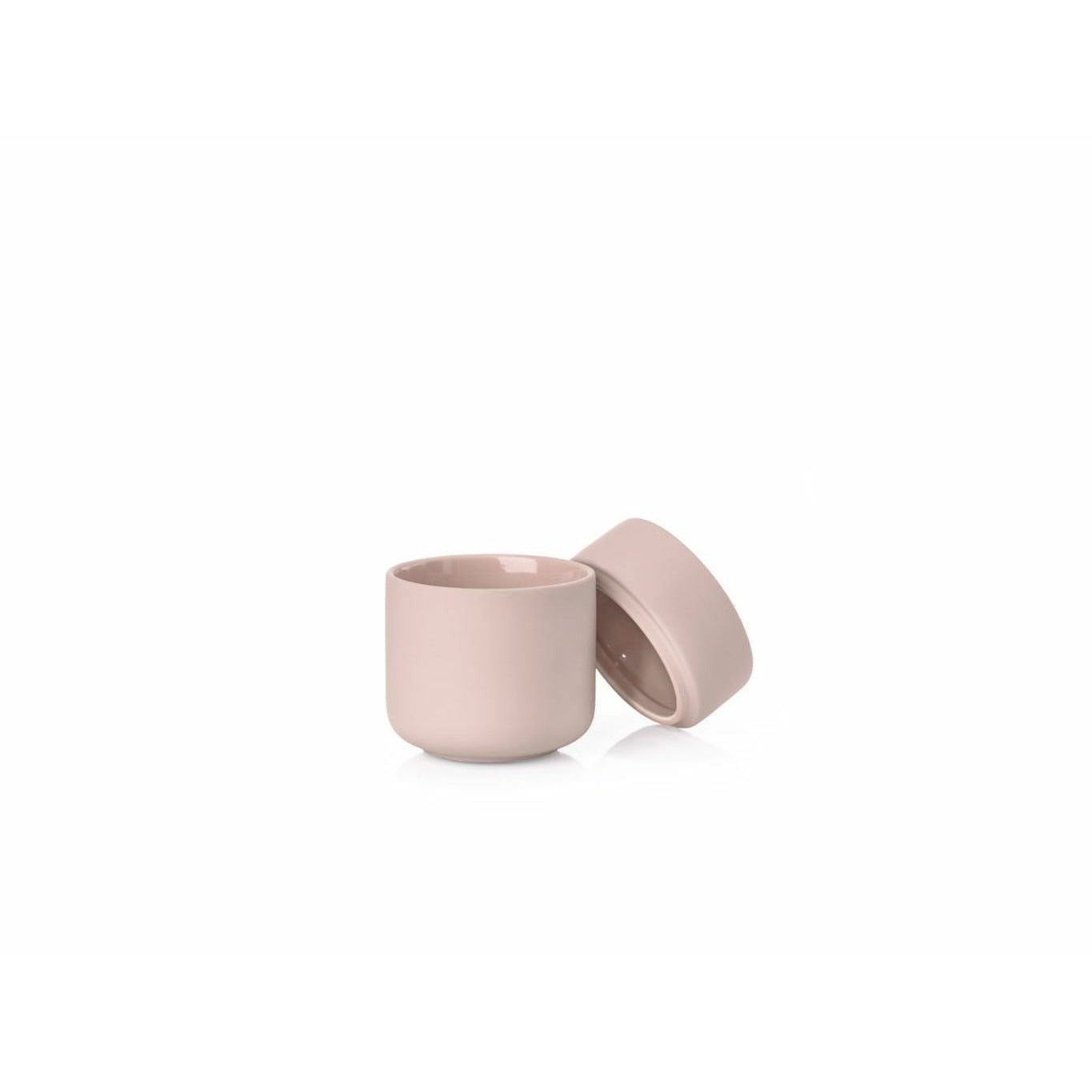 [product_category]-Zone Denmark Ume Cotton Swabs And Cosmetic Pads Containers øx H 8,3x10,3 Cm, Nude-Zone Denmark-5722000157571-15757-ZON-2