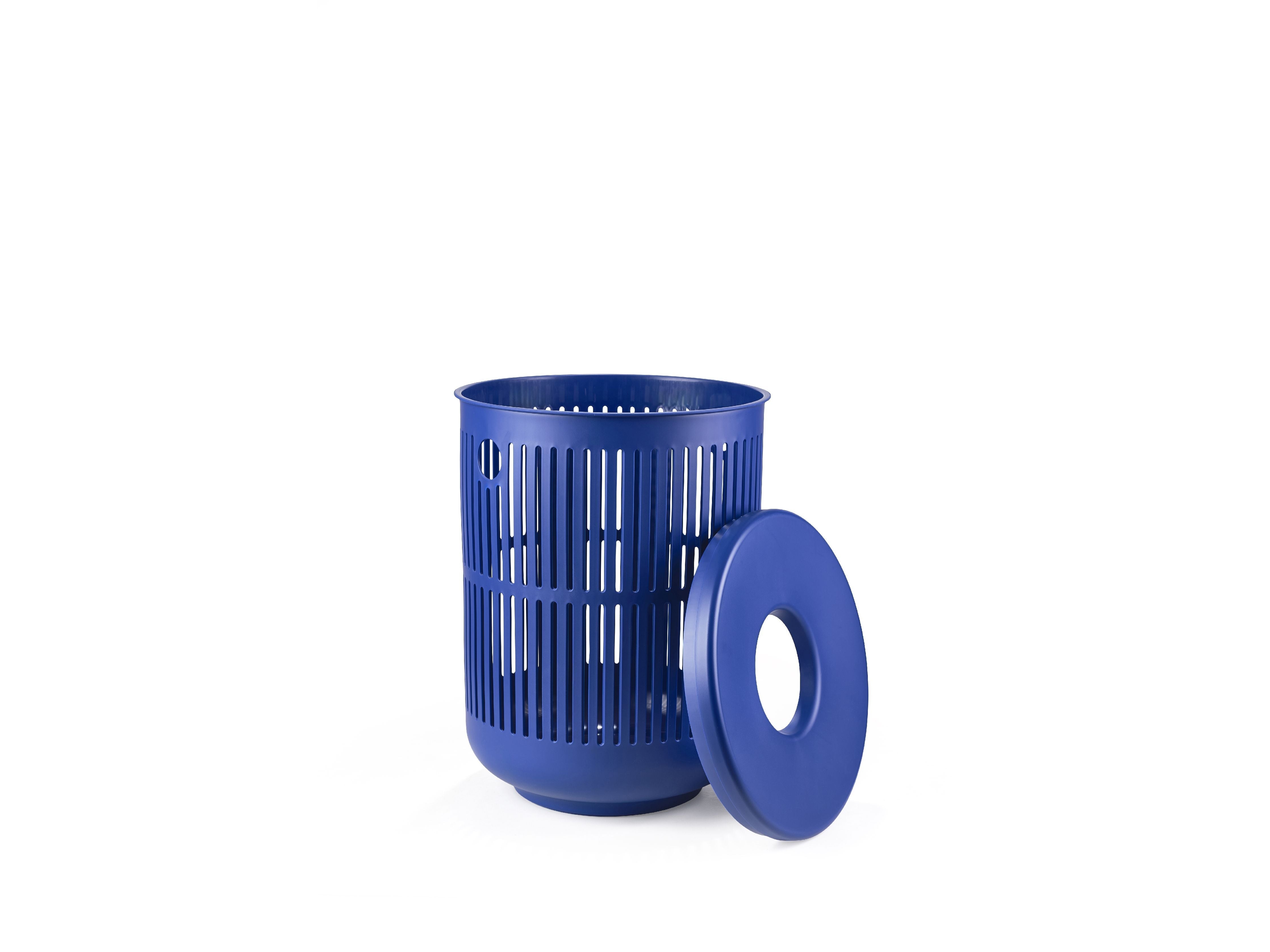 [product_category]-Zone Denmark Ume Laundry Basket 60 Liter, Indigo Blue-Zone Denmark-5722000315582-31558-ZON-2