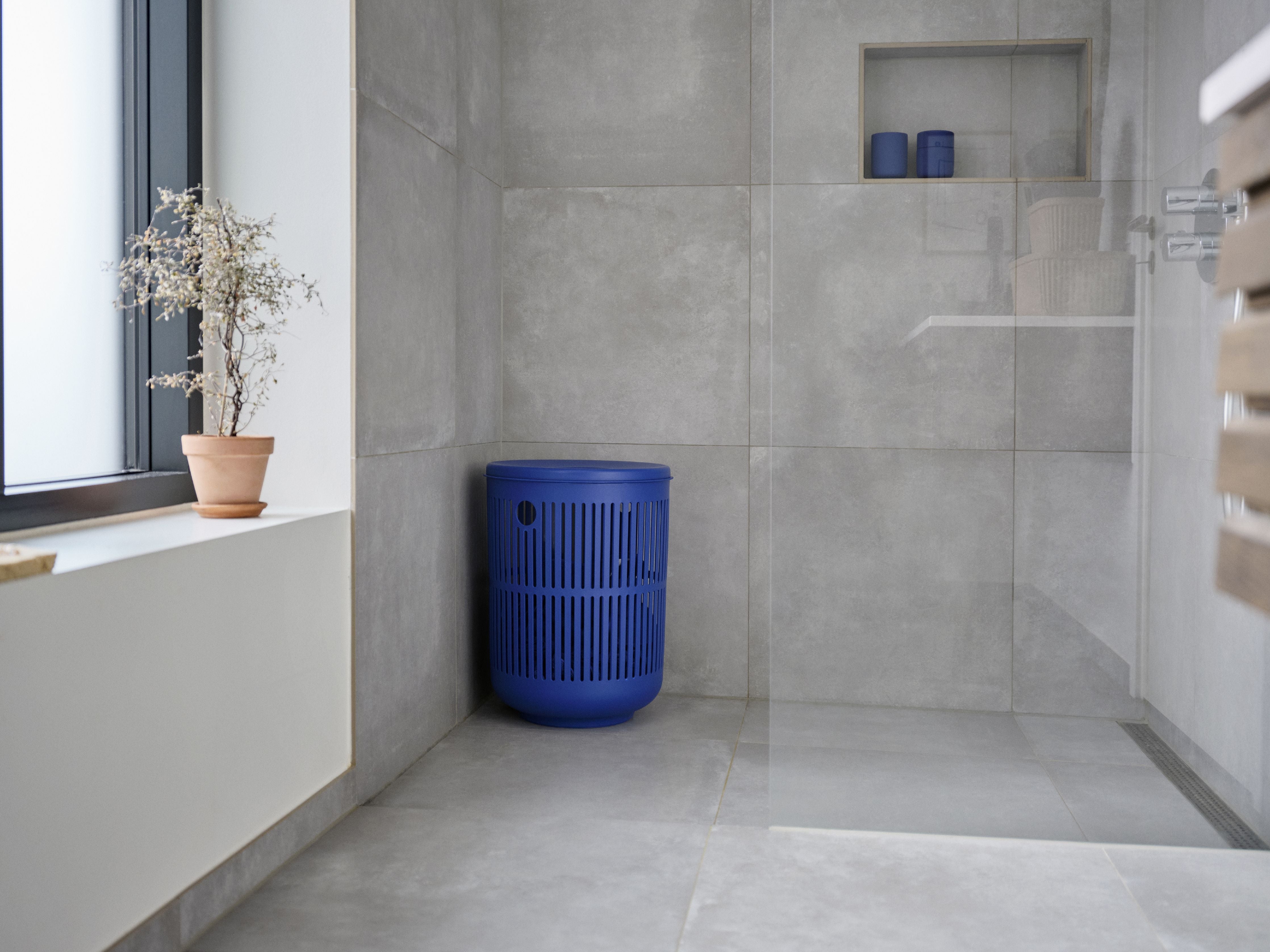 [product_category]-Zone Denmark Ume Laundry Basket 60 Liter, Indigo Blue-Zone Denmark-5722000315582-31558-ZON-7