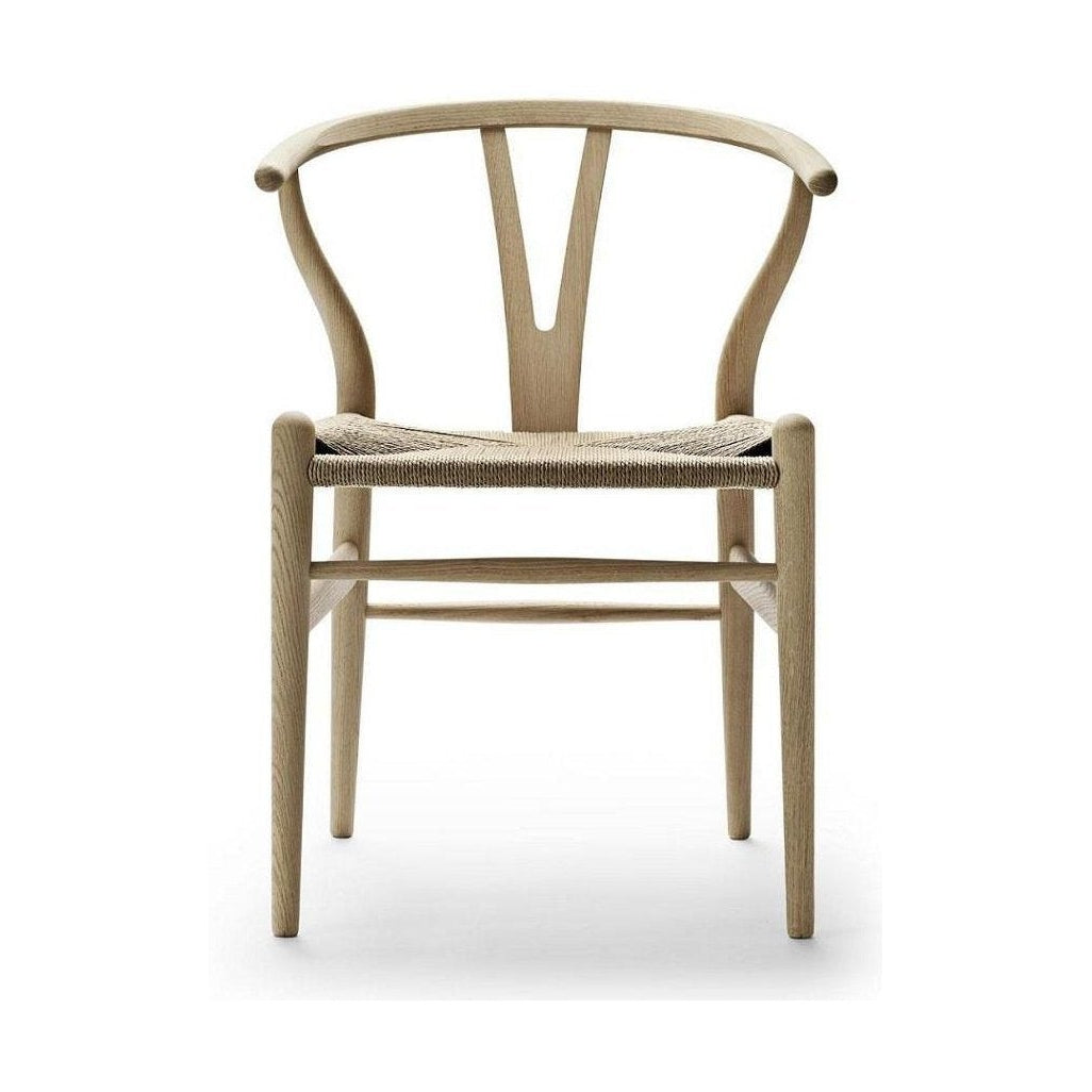 Carl Hansen CH24 WISHBONE SPOR Naturlig, sæbe eg