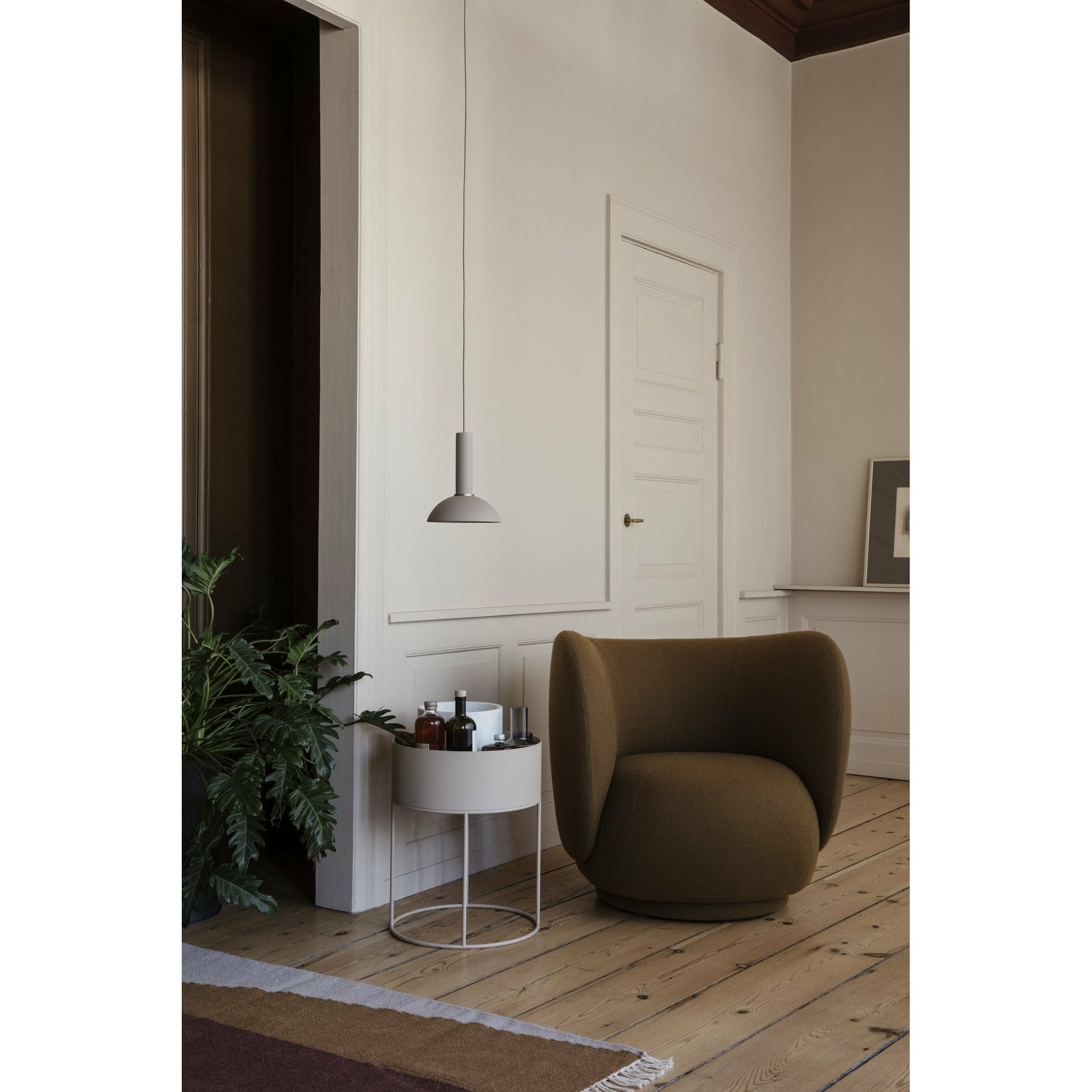 Ferm Living Kelim Borders Rug, 180x70 Cm