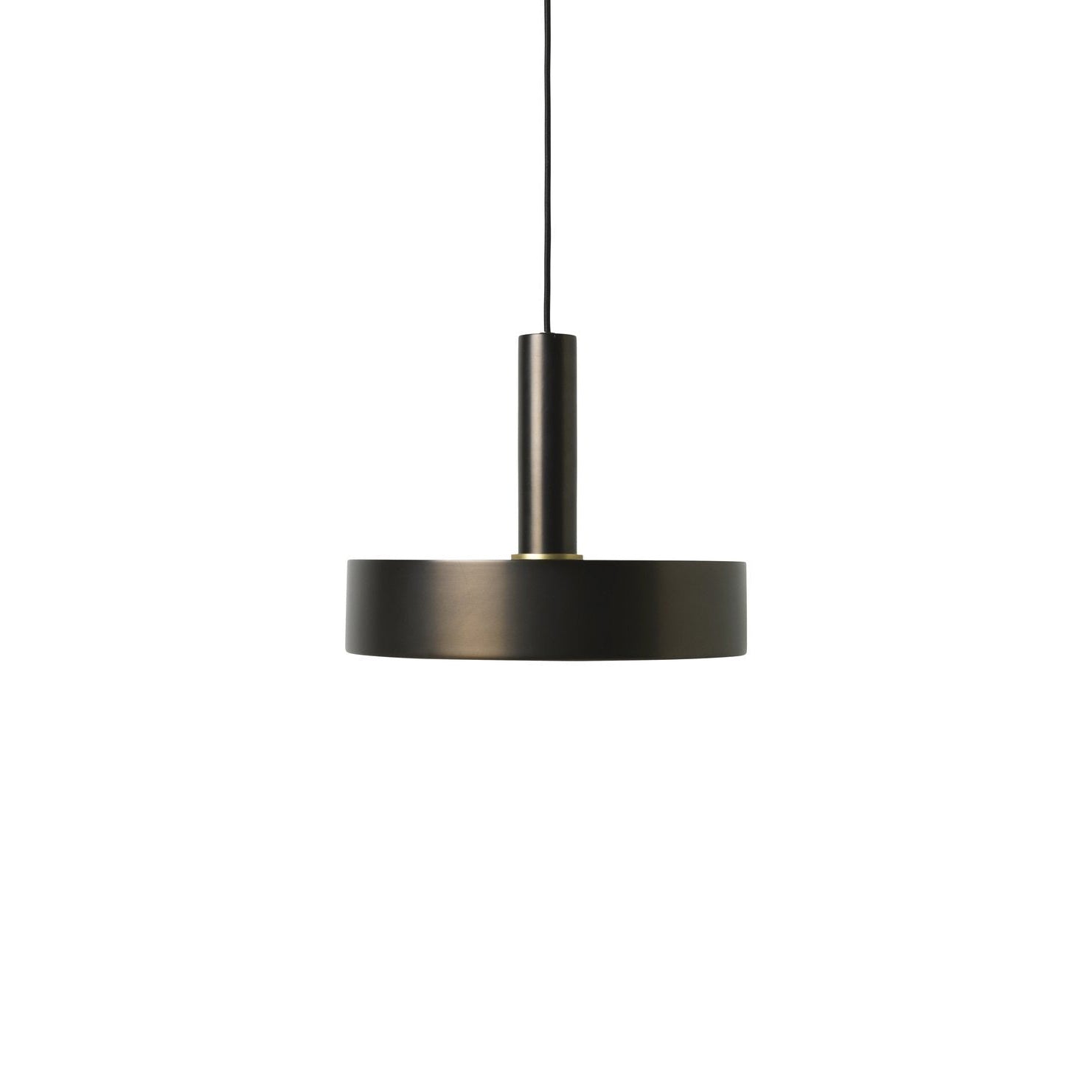 Ferm Living Record Lampshade, Black Brass