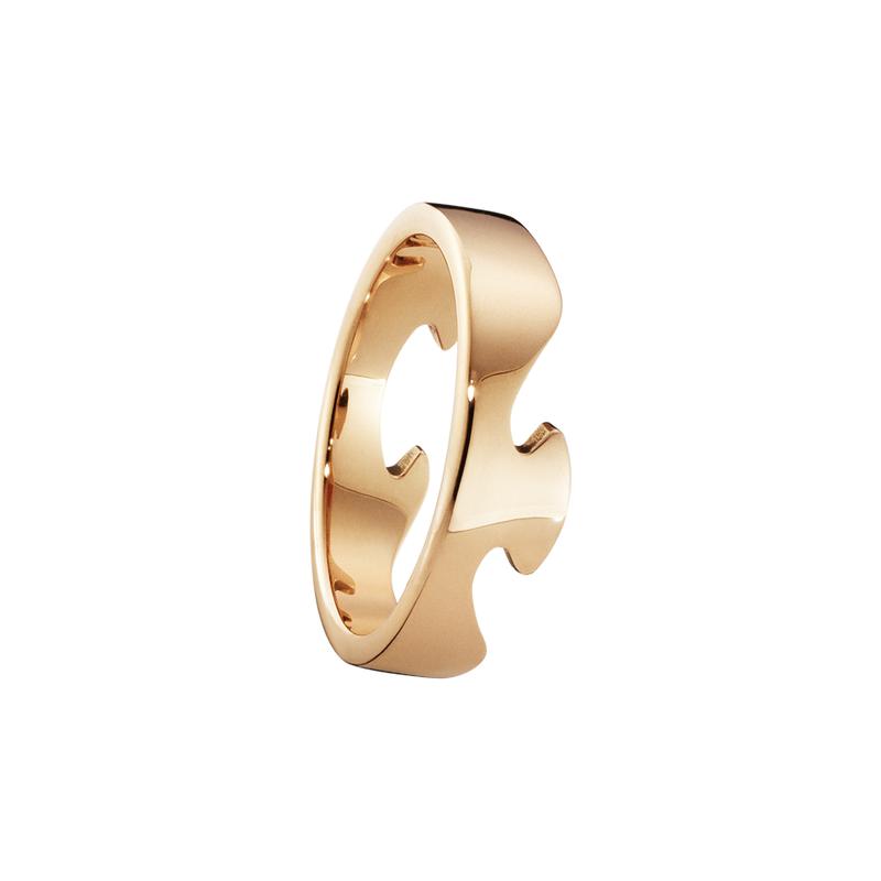 Georg Jensen Fusion Ring Endpiece 18 kt. Roségold