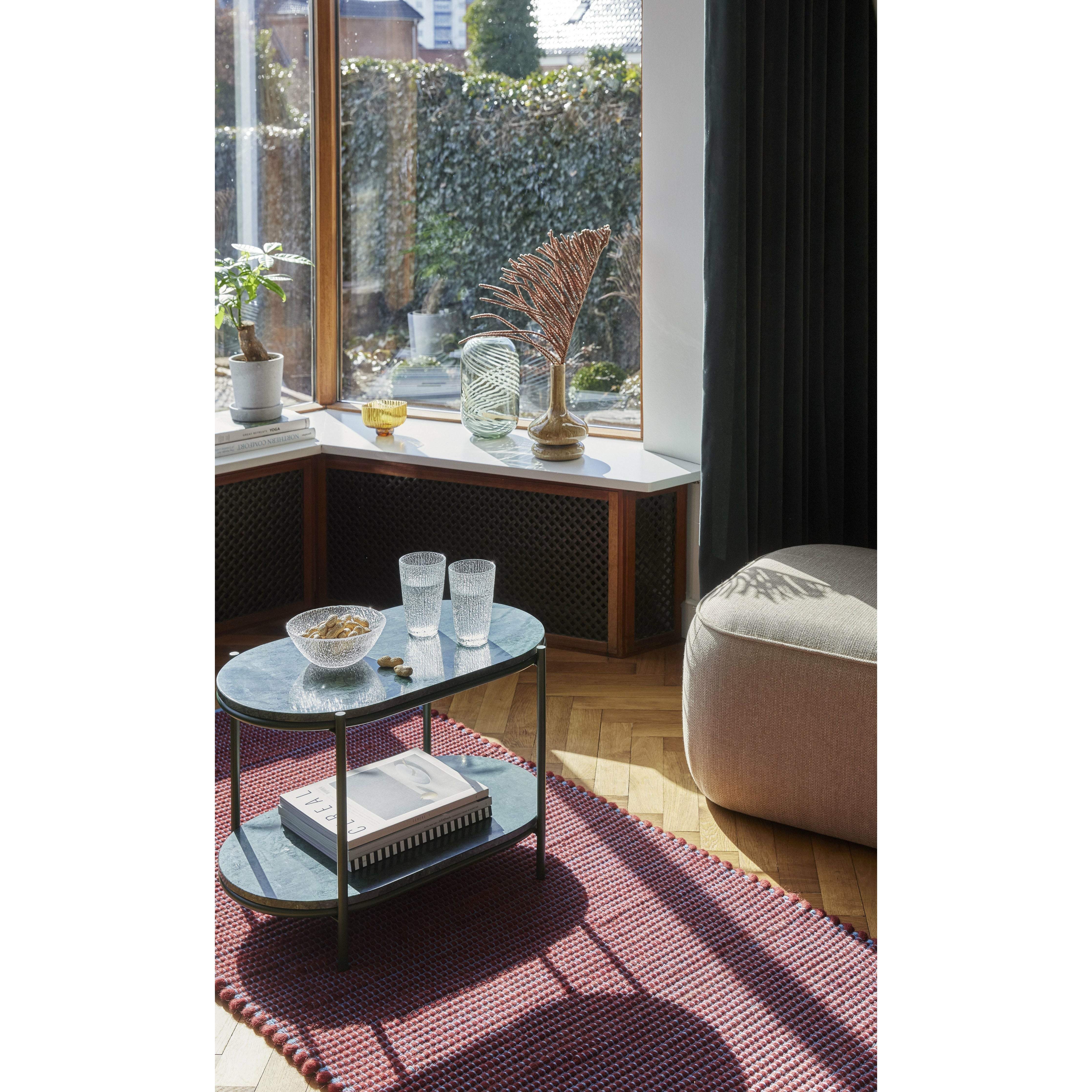Hübsch Terning pouf polyester oeko tex, beige
