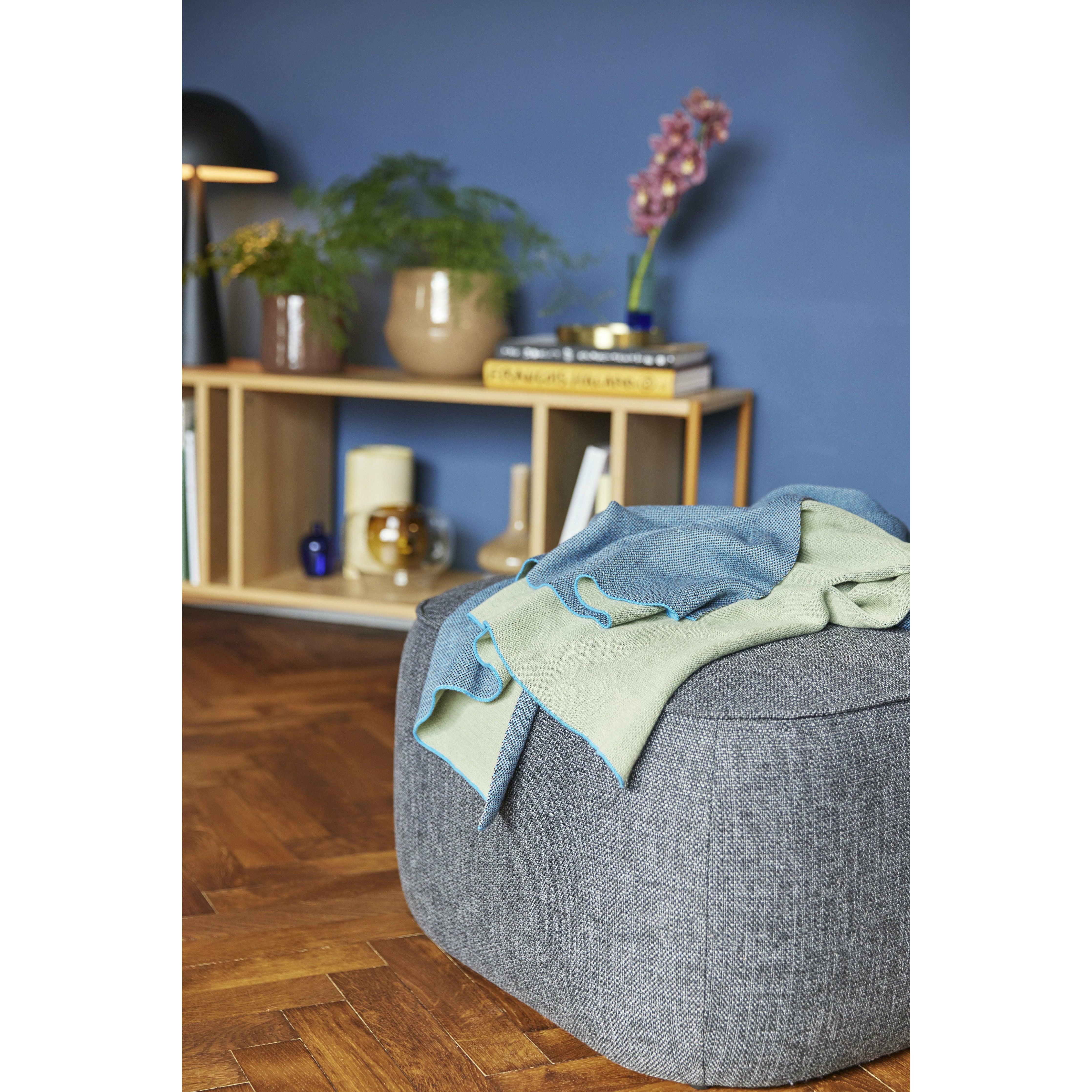 Hübsch Cube Pouf Polyester Oeko Tex, Gray
