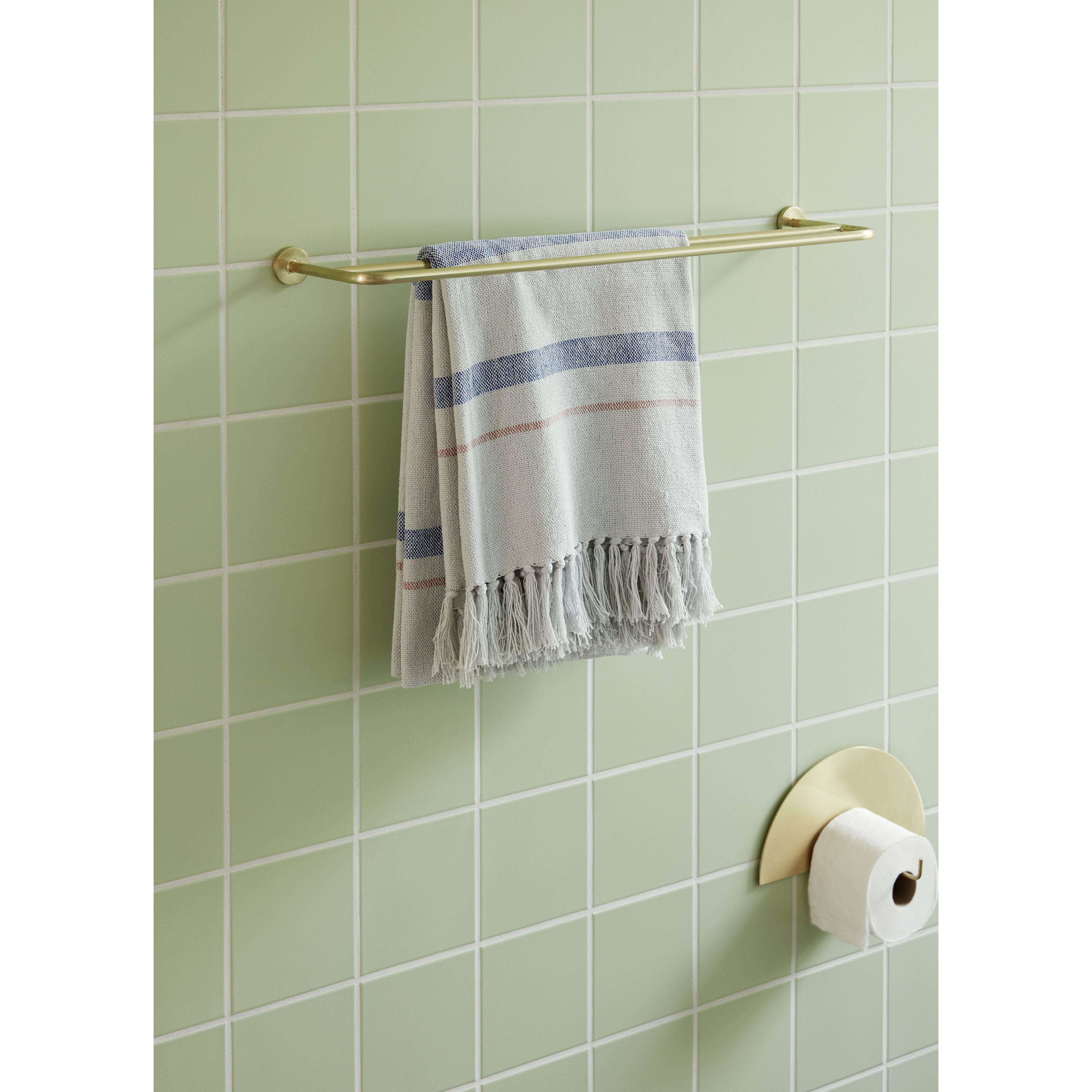 Hübsch Form toiletpapirholder metal messing