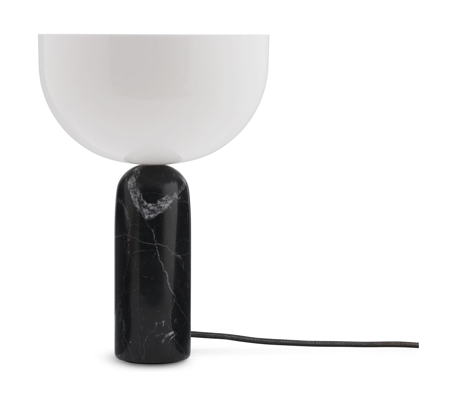 New Works Kizu Table Lamp Small Marble, Black