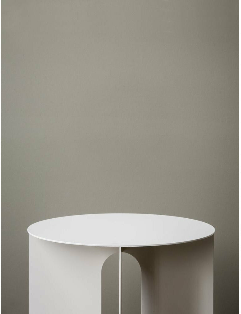 Audo Copenhagen Androgyne side bordplade, krystalrose marmor