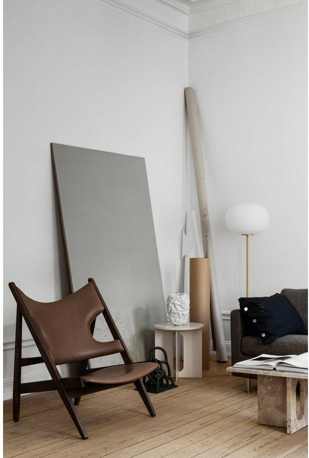 Audo Copenhagen Androgyne side bordplade, krystalrose marmor