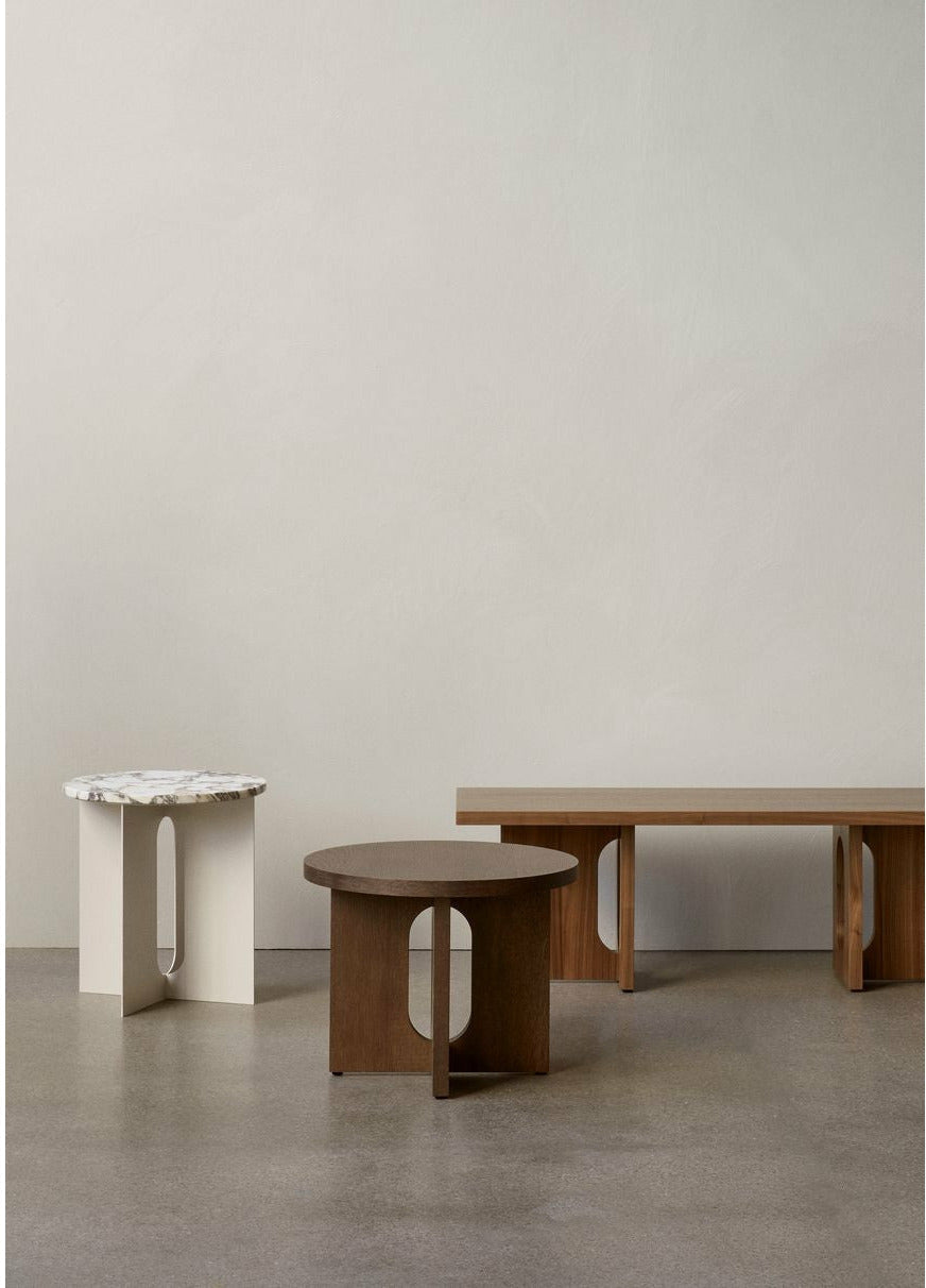 Audo Copenhagen Androgyne side bordplade, krystalrose marmor