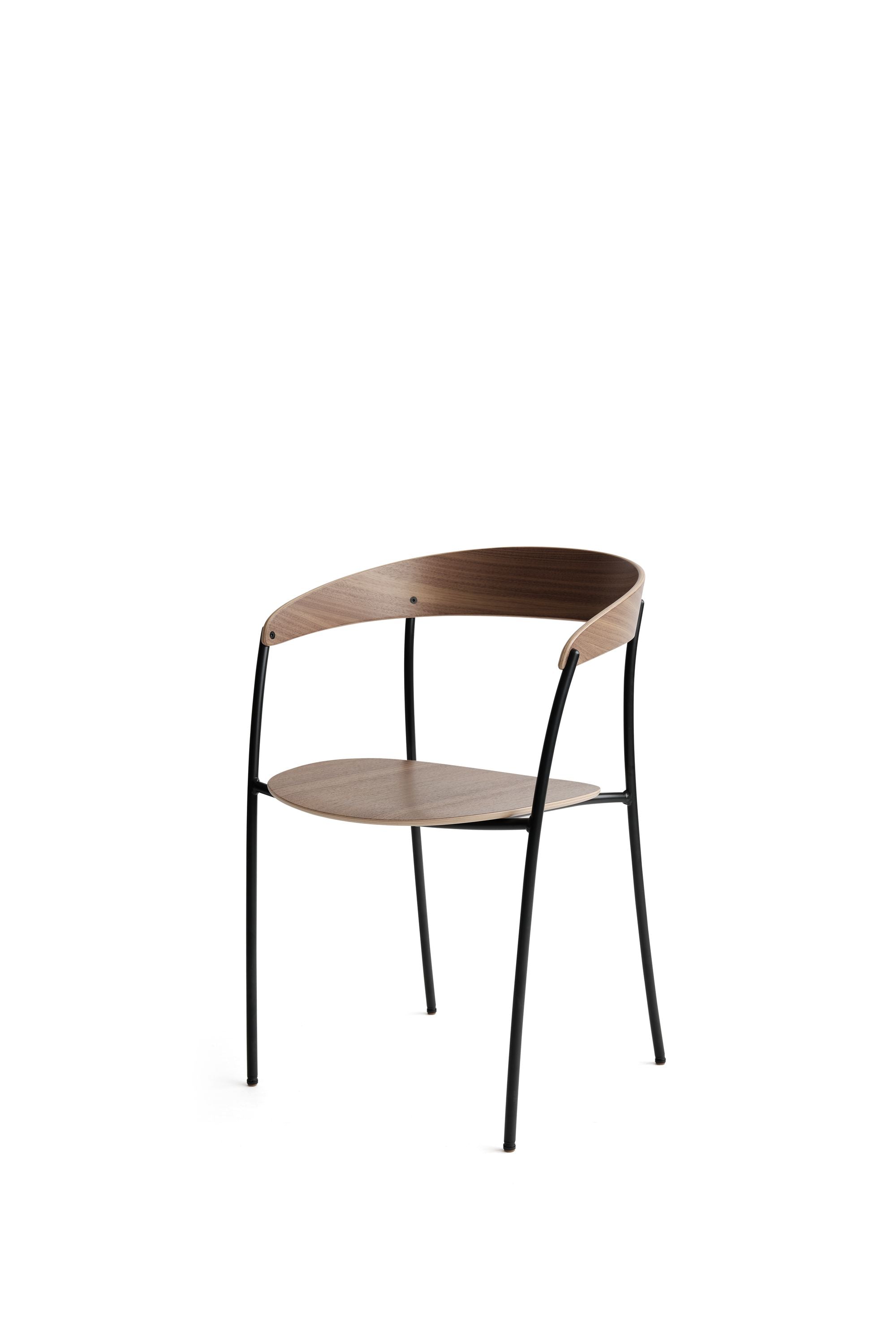 New Works Missing Armchair, Walnut