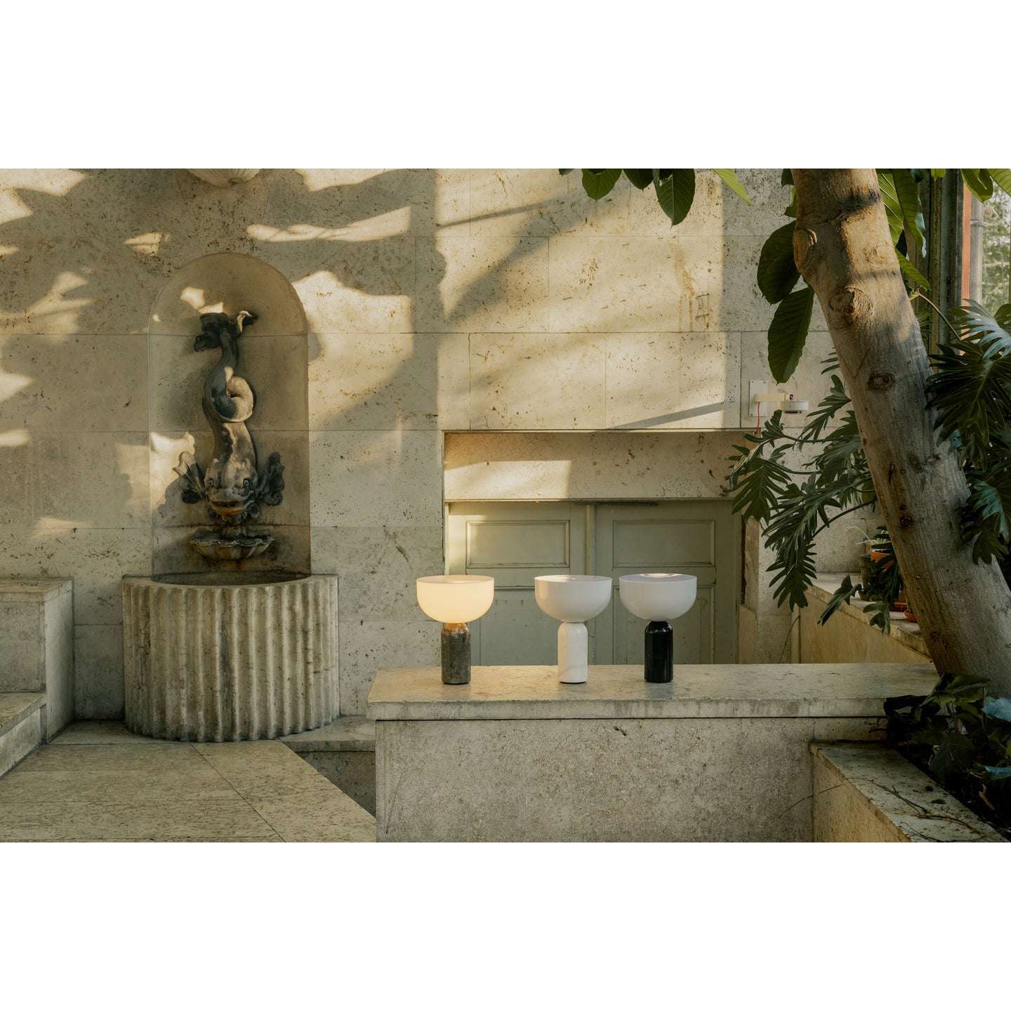 New Works Kizu Portable Table Lamp, White