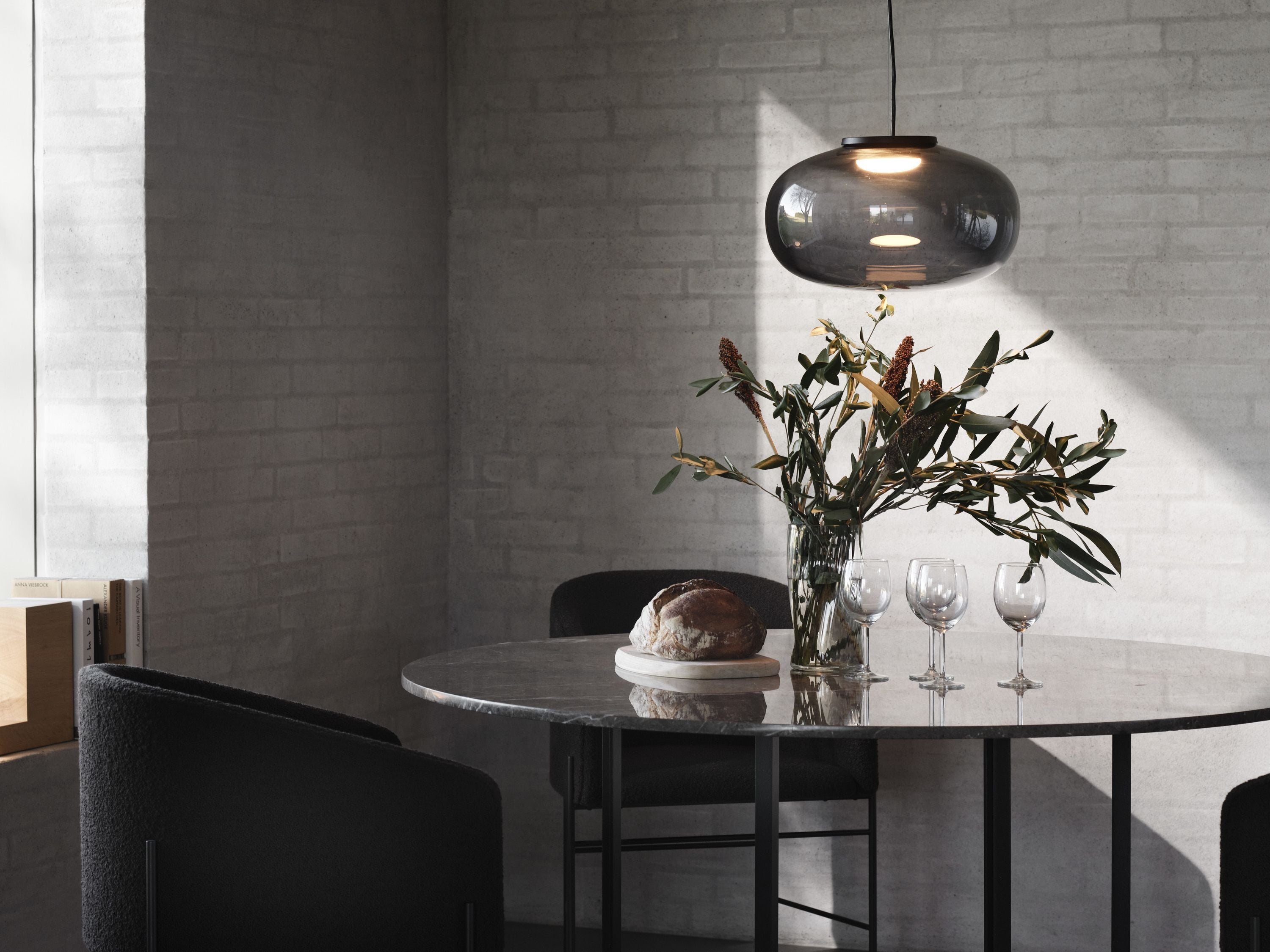 New Works Karl Johan Pendant Led ø 40 Cm, Smoked