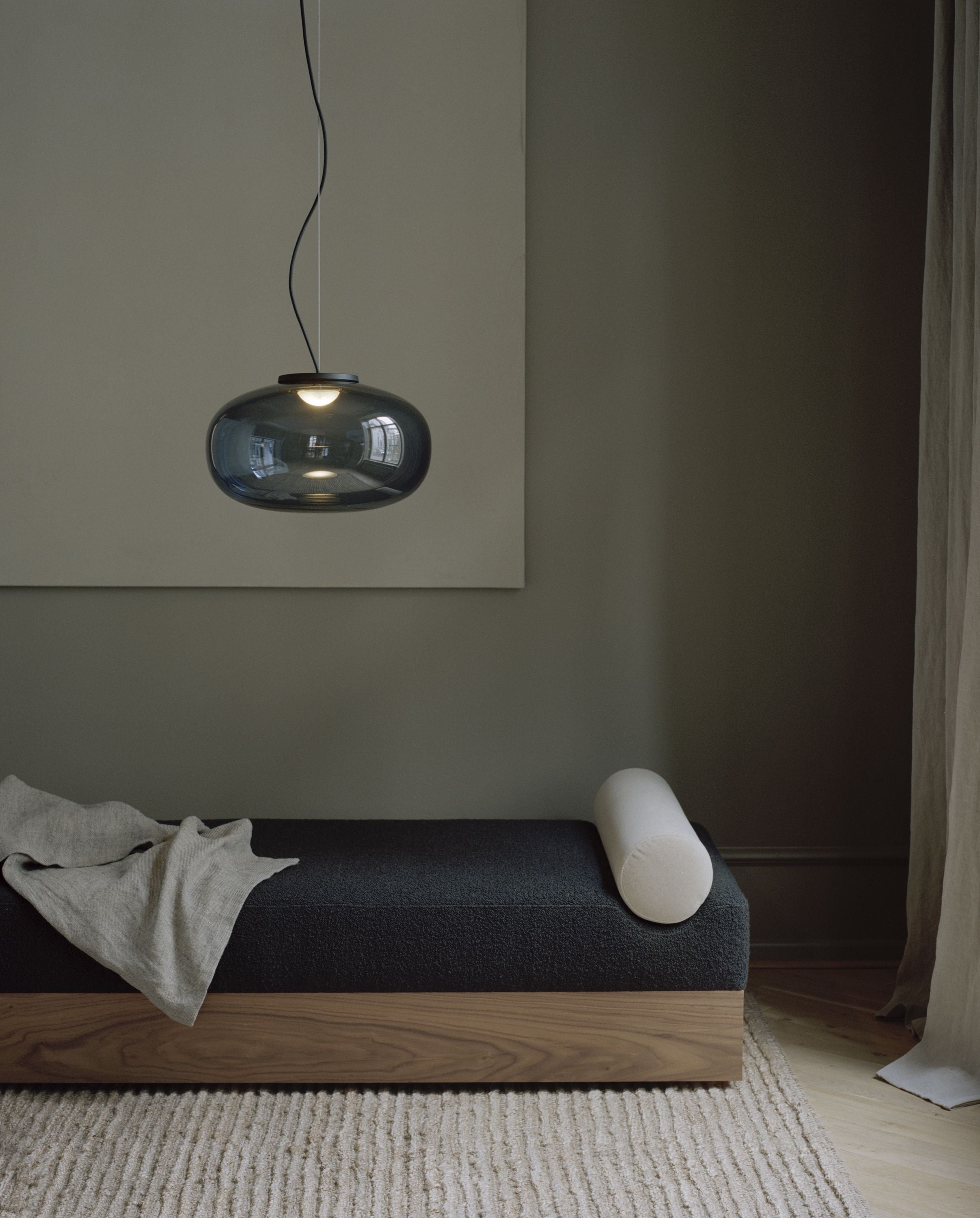 New Works Karl Johan Pendant Led ø 40 Cm, Smoked