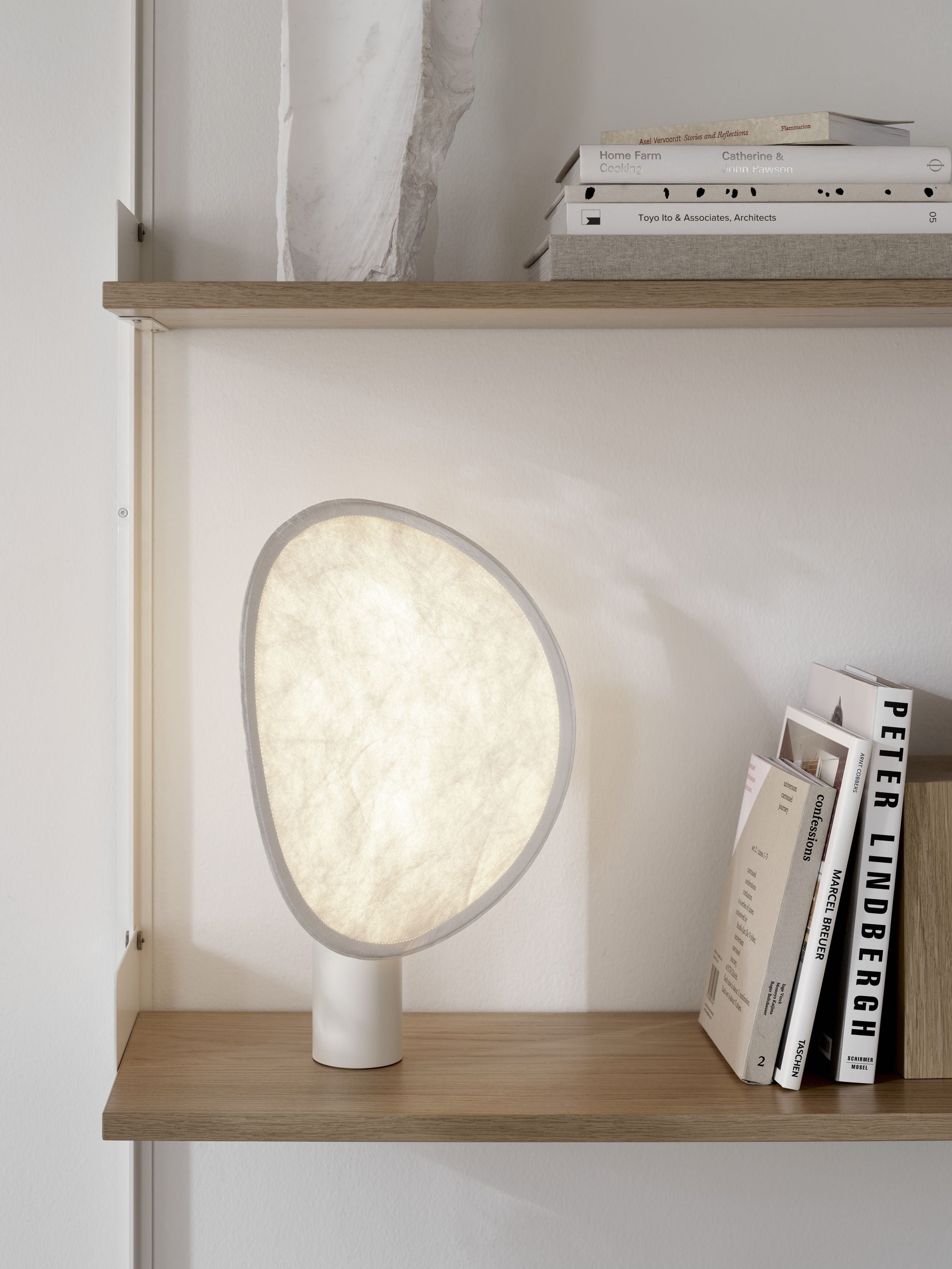 New Works Tense Portable Table Lamp, White