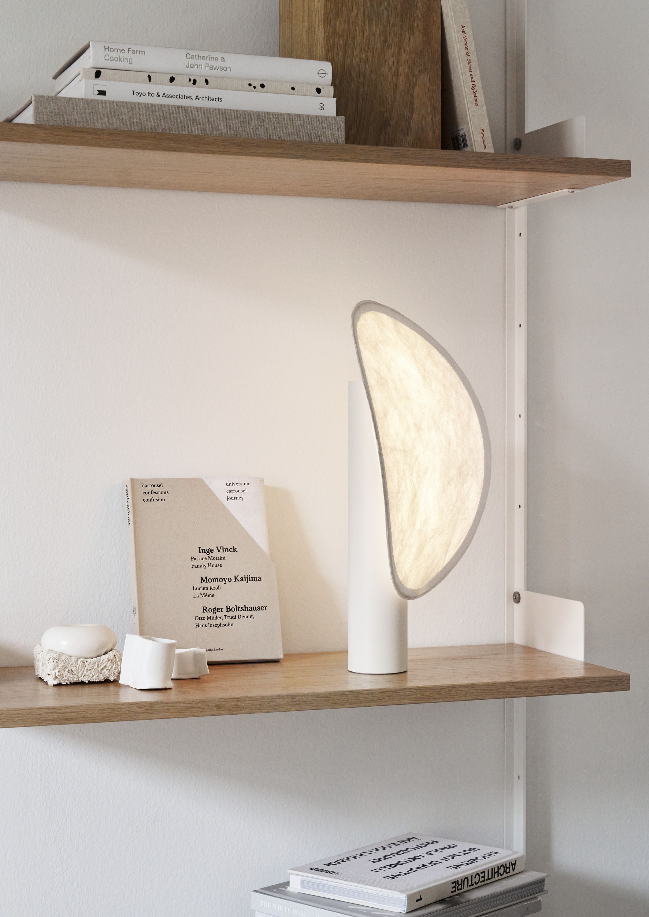 New Works Tense Portable Table Lamp, White