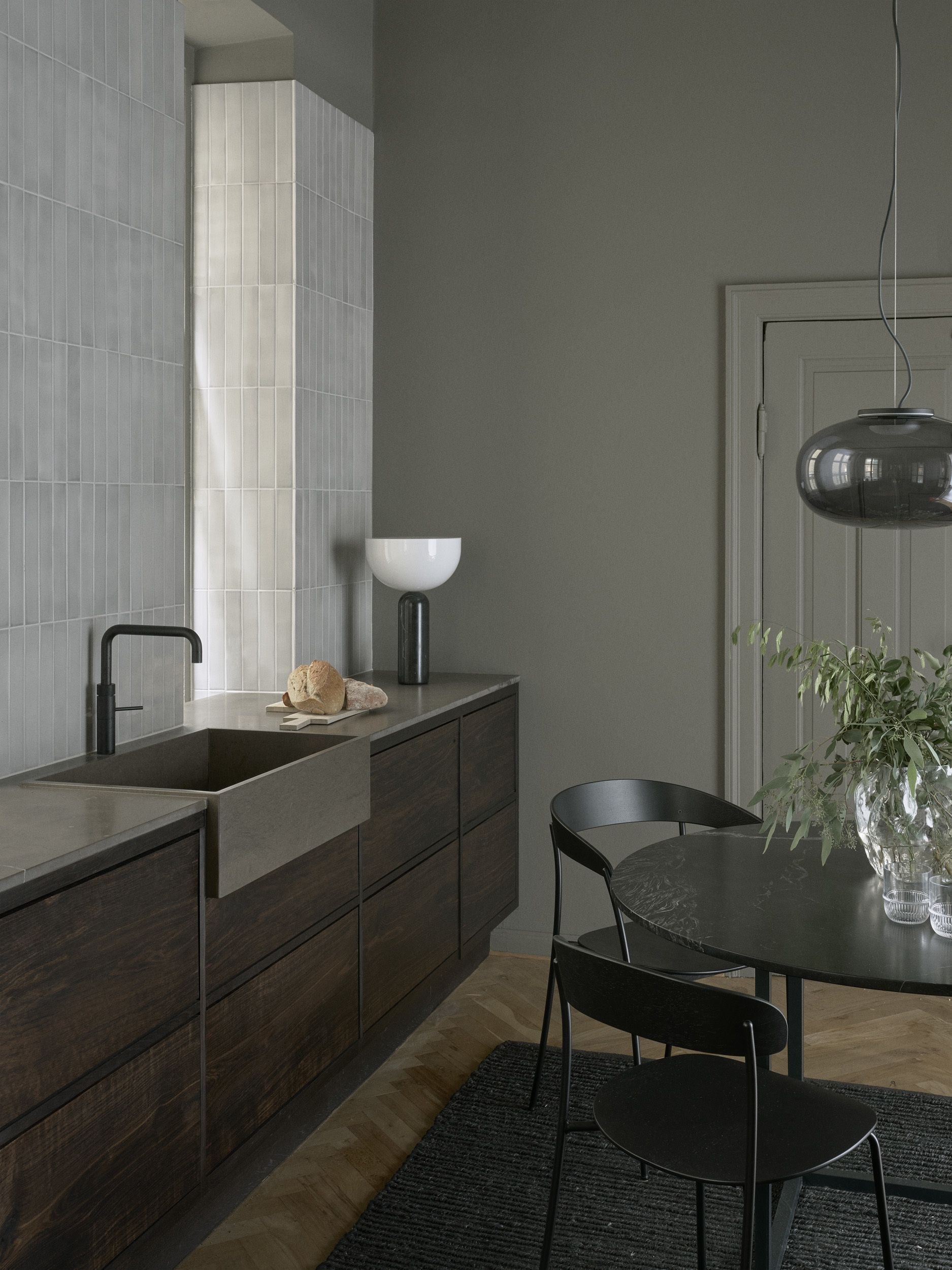 New Works Karl Johan Pendant Led ø 40 Cm, Smoked