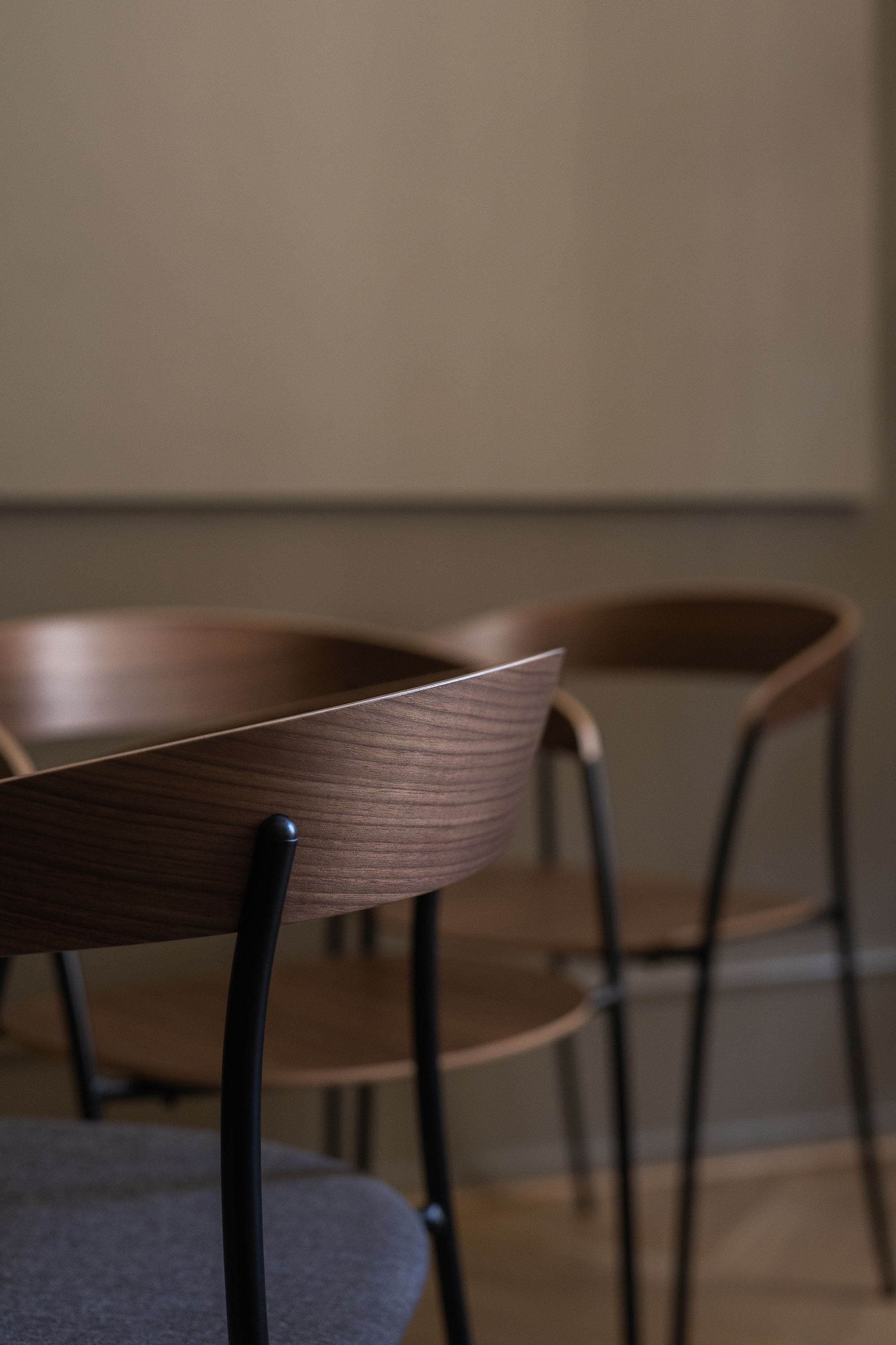New Works Missing Armchair, Walnut
